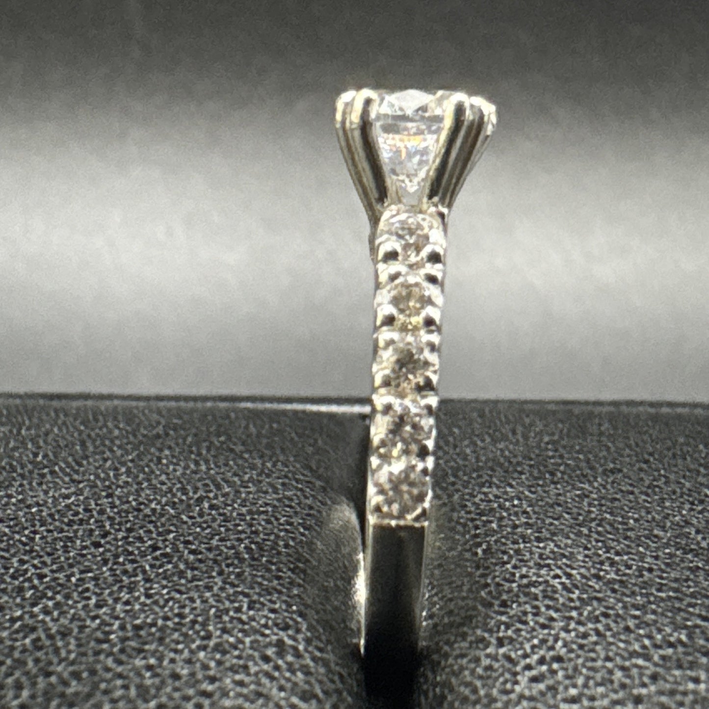 EUC Sterling Silver CZ Engagement Ring 925 Size 6.25 #7 P2
