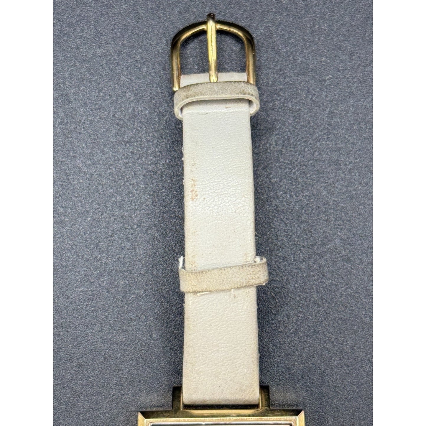 Olivia Burton Gold Tone Square Watch New Battery N18