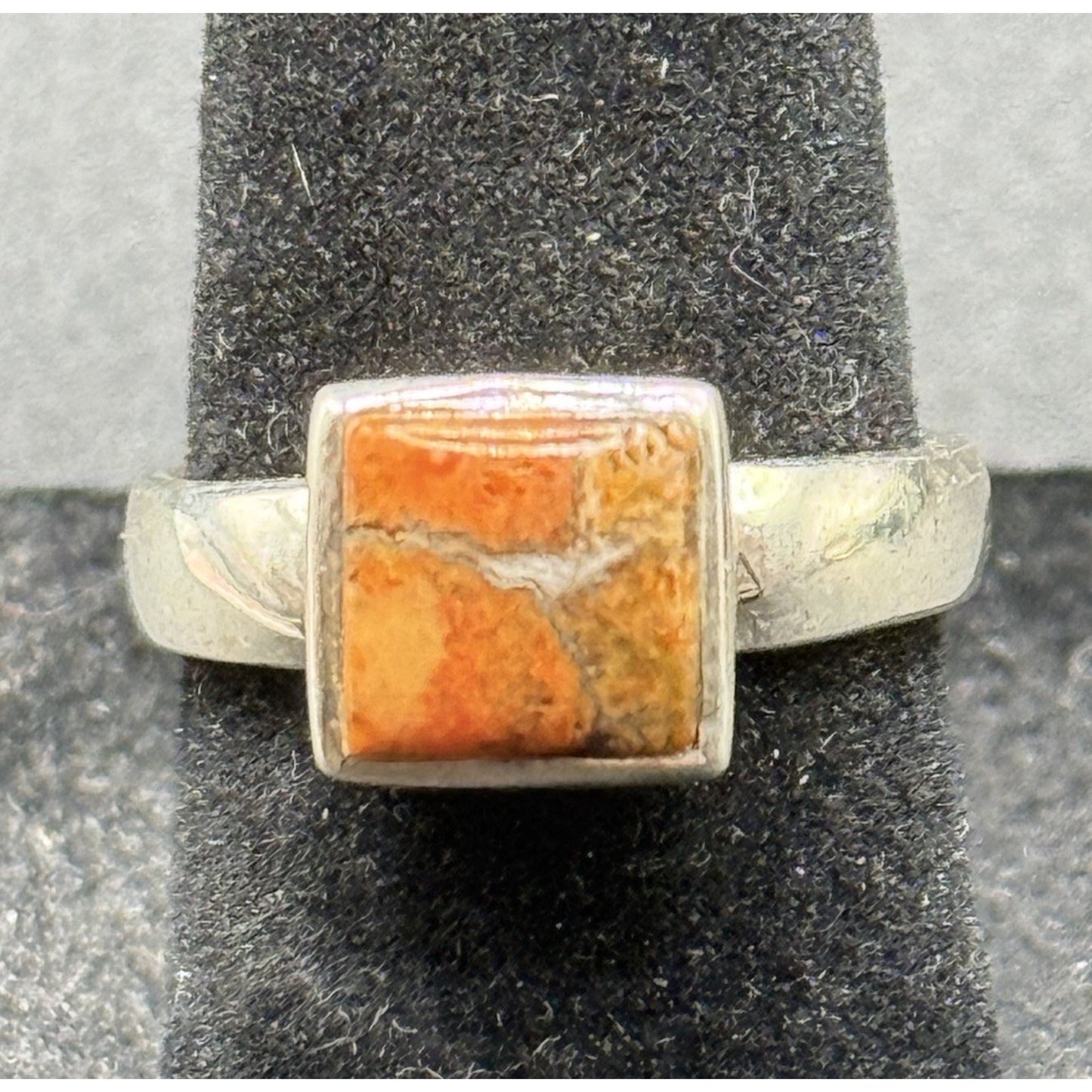 New Condition Sterling Silver Genuine Turquoise Ring Size 5.00 P19