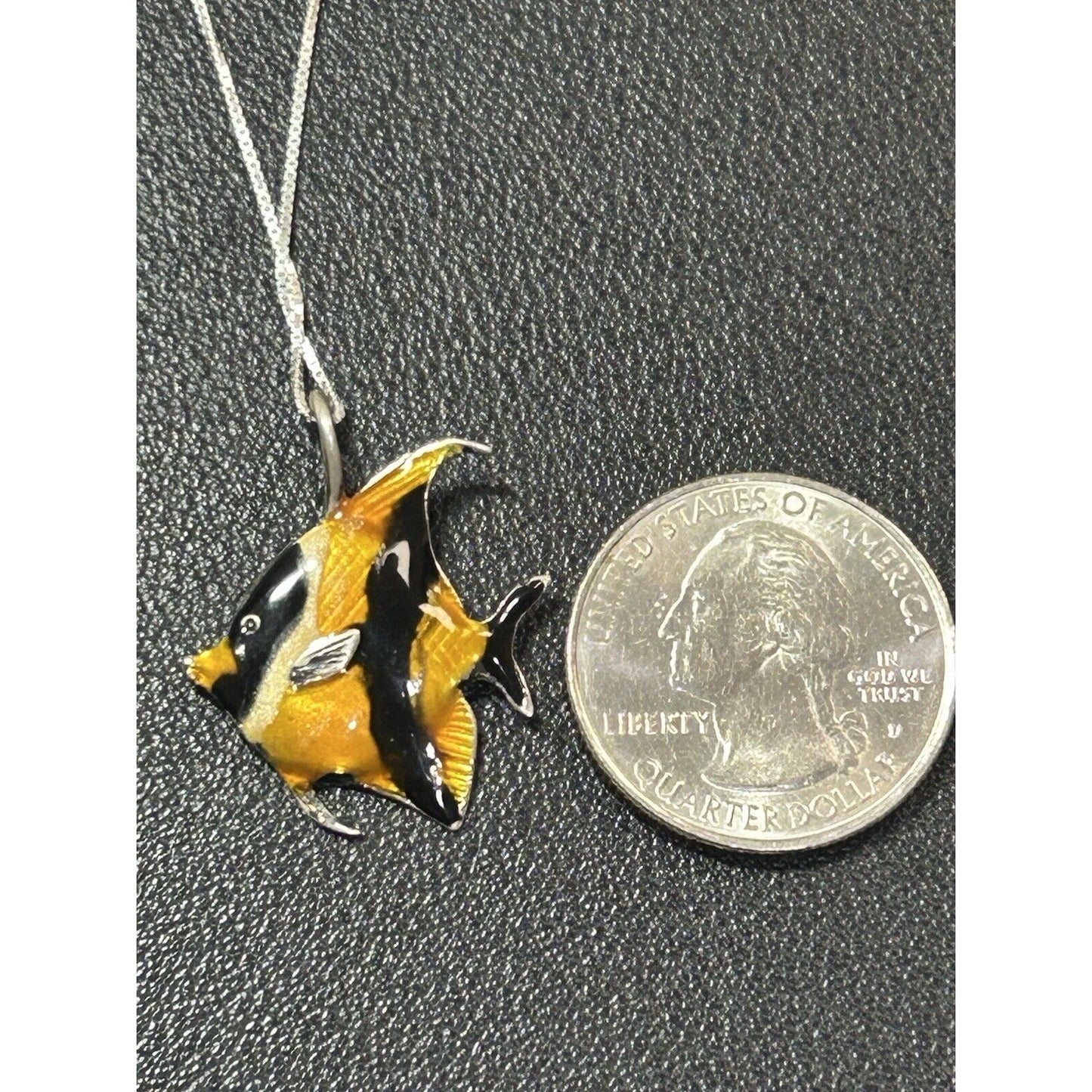 18” Moorish Idol Sterling Silver Pendant Necklace 925 L3