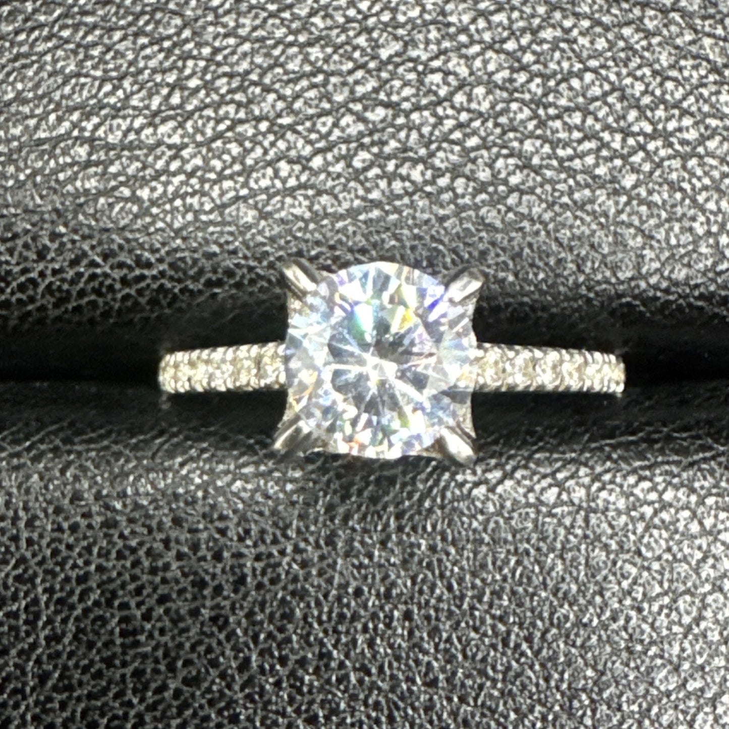 EUC Sterling Silver CZ Engagement Ring 925 Size 6.25 P2