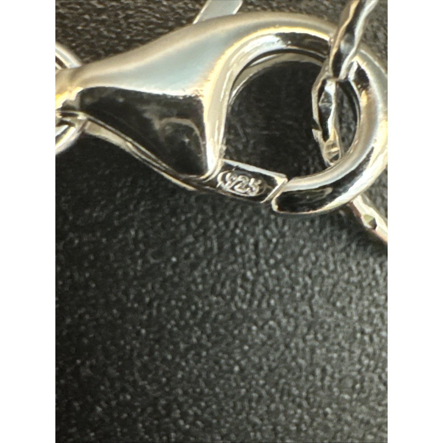 24” New Condition Sterling Silver Open Circle Chain Necklace 8g 925 U5