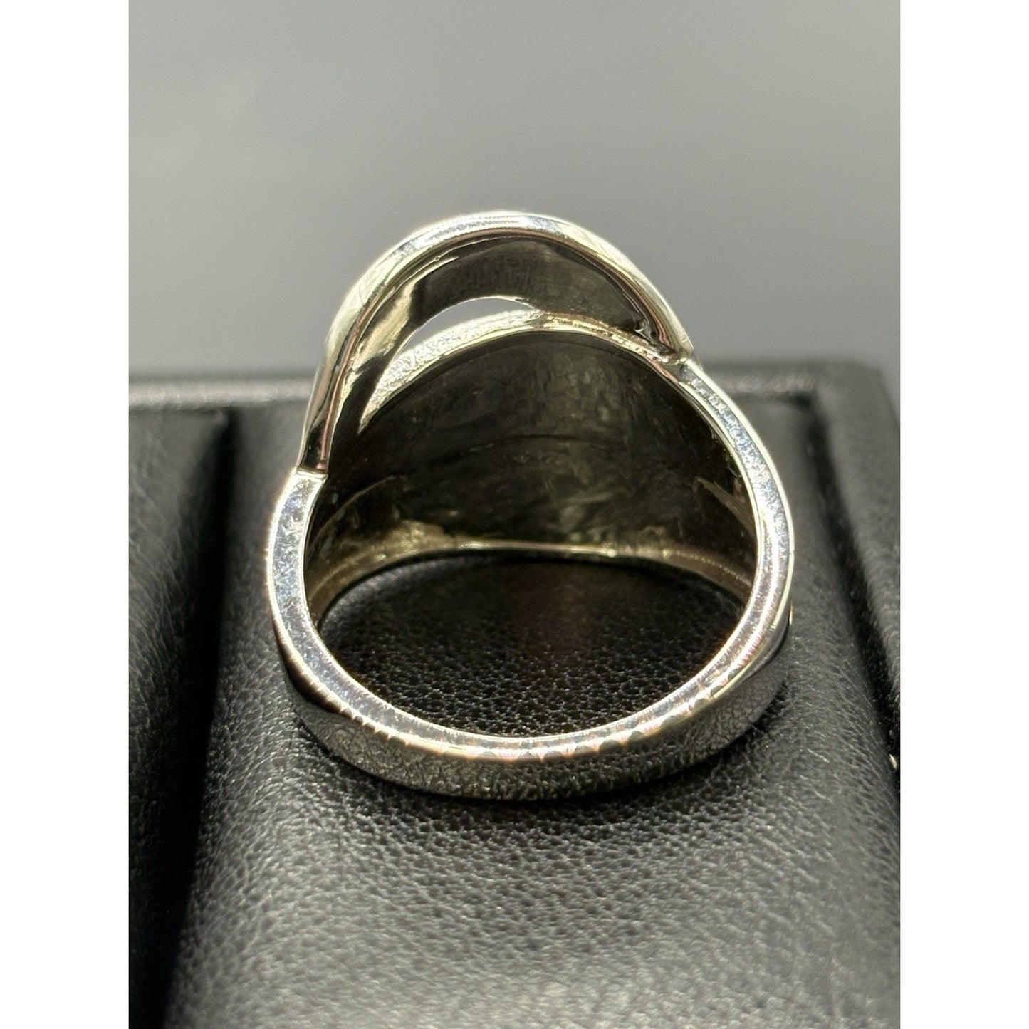 New Condition Two Tone Lab Blue Opal Ring Size 7