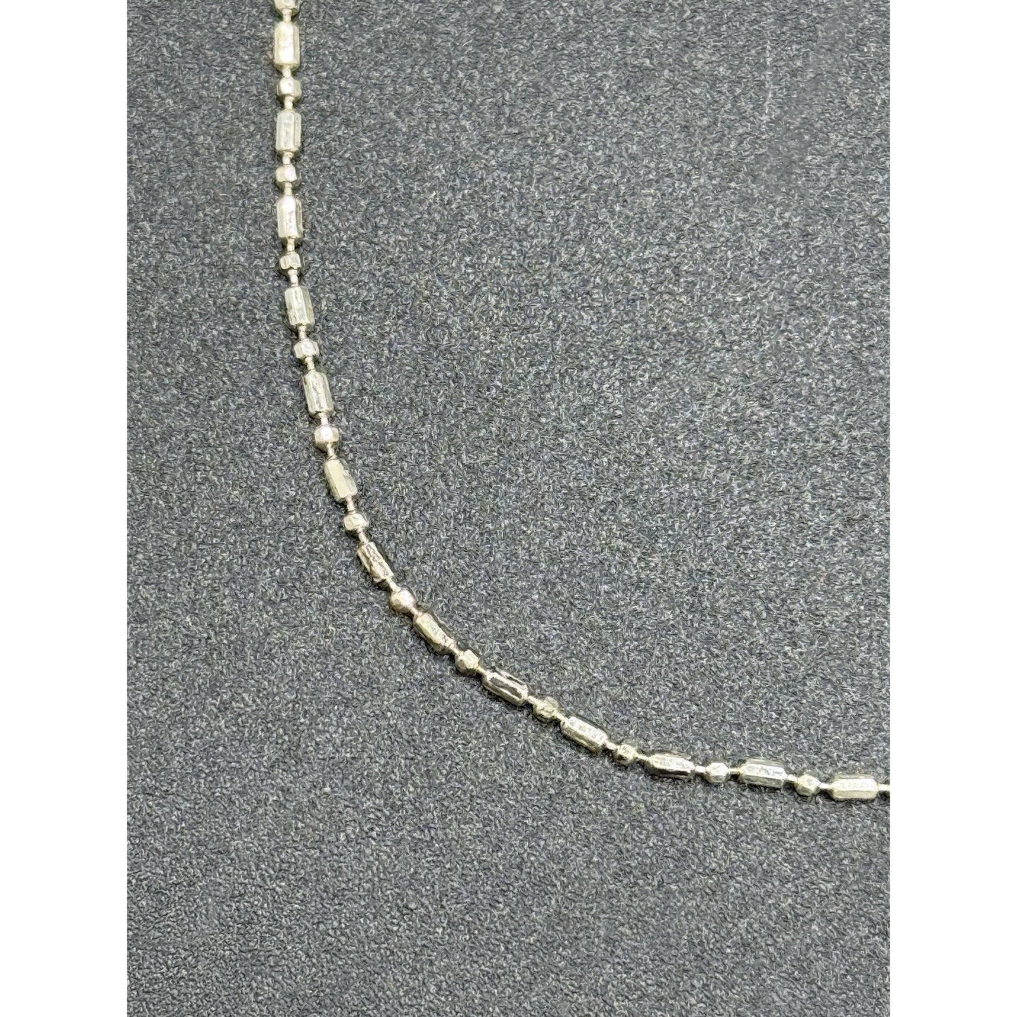 9” Sterling Silver Dashes Anklet Bracelet 925 P10