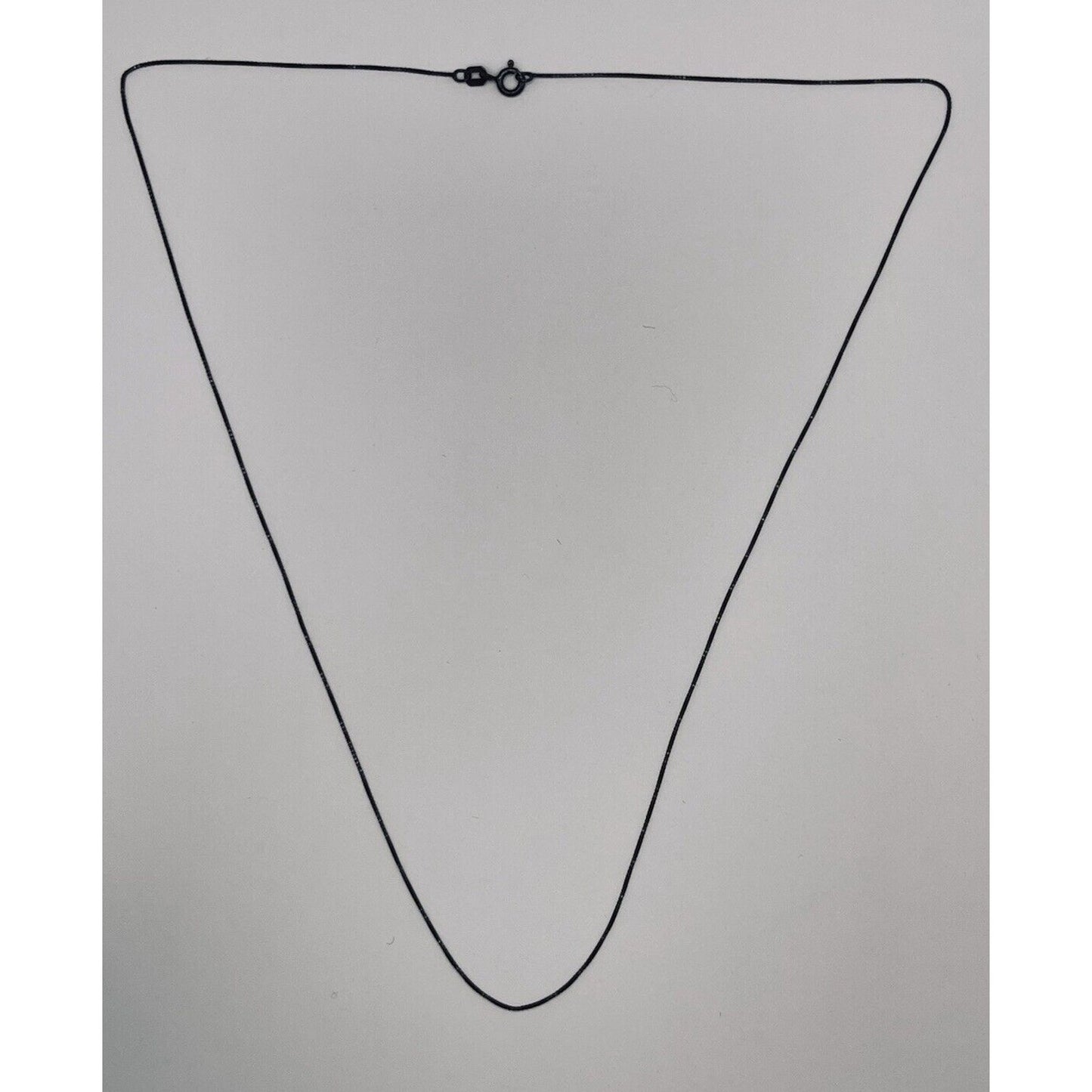 20” New Condition Black Rhodium Box Chain