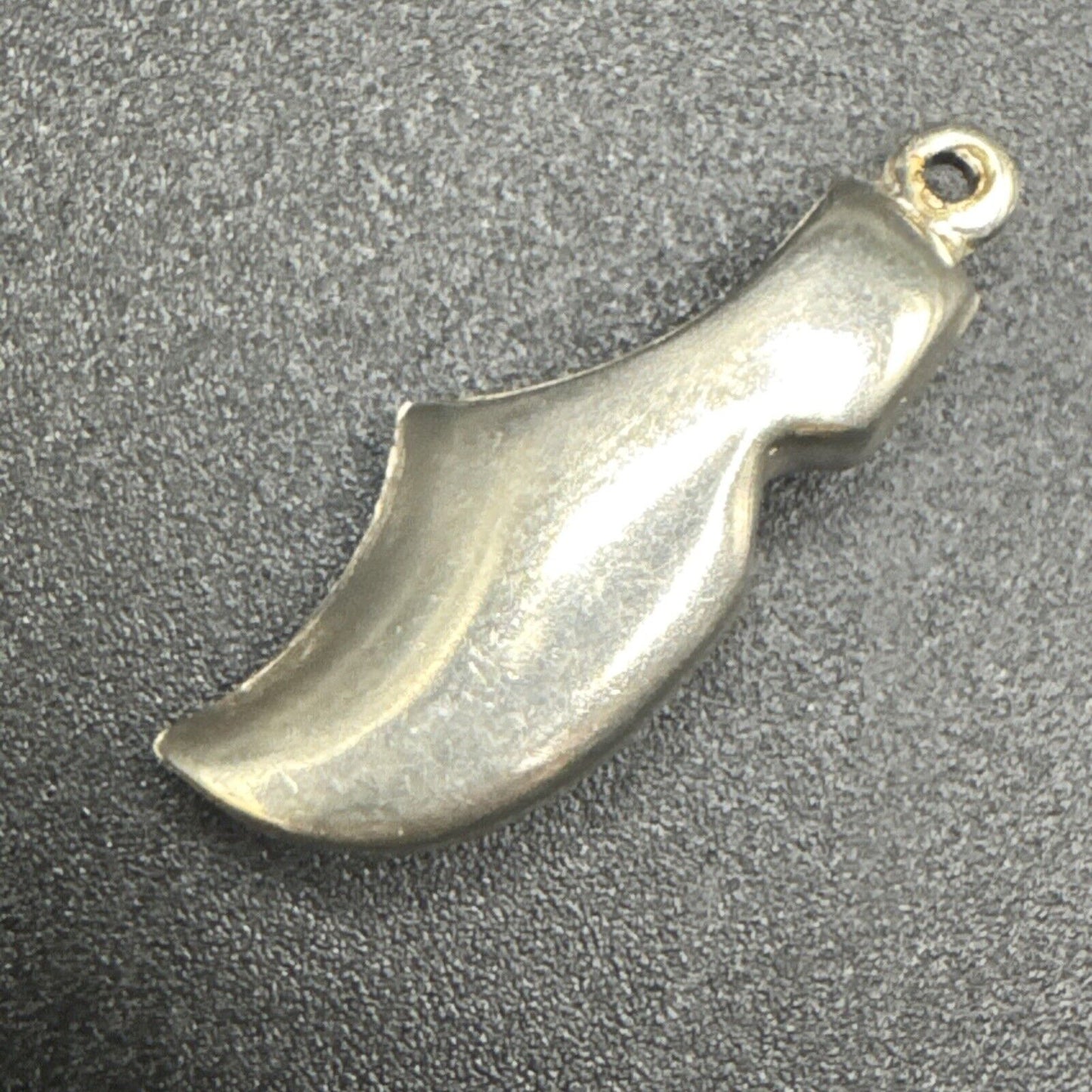 Vintage Sterling Silver Dutch Clog Charm 925 N1