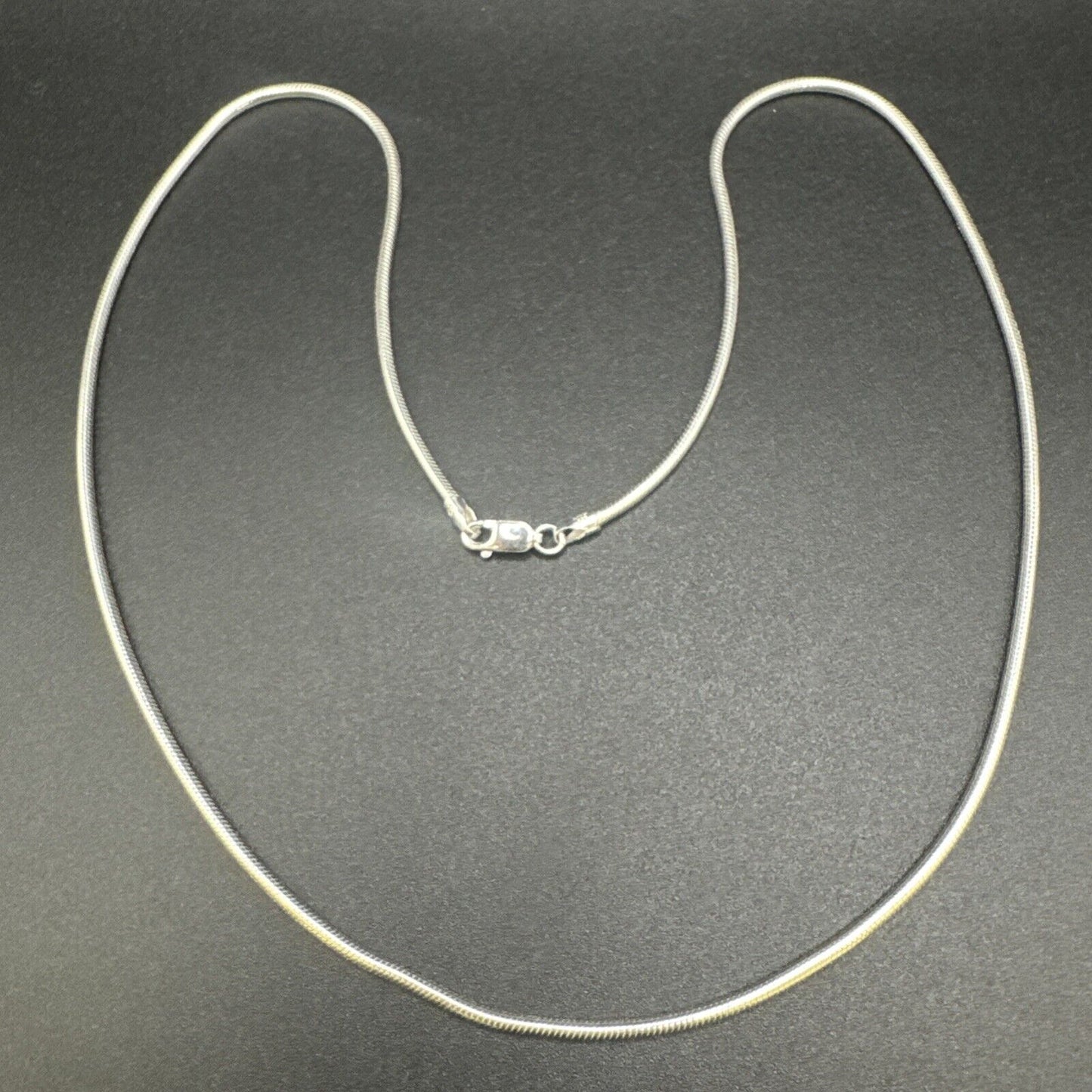 New Condition 20” Sterling Silver Snake Chain Necklace 2mm 925