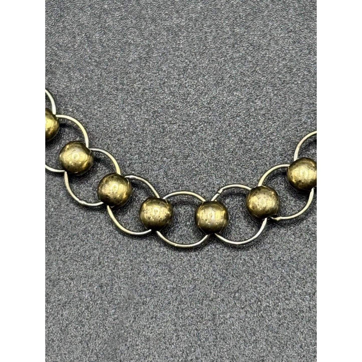 Vintage MCM Gold Sterling Silver Bracelet 6 Grams M10