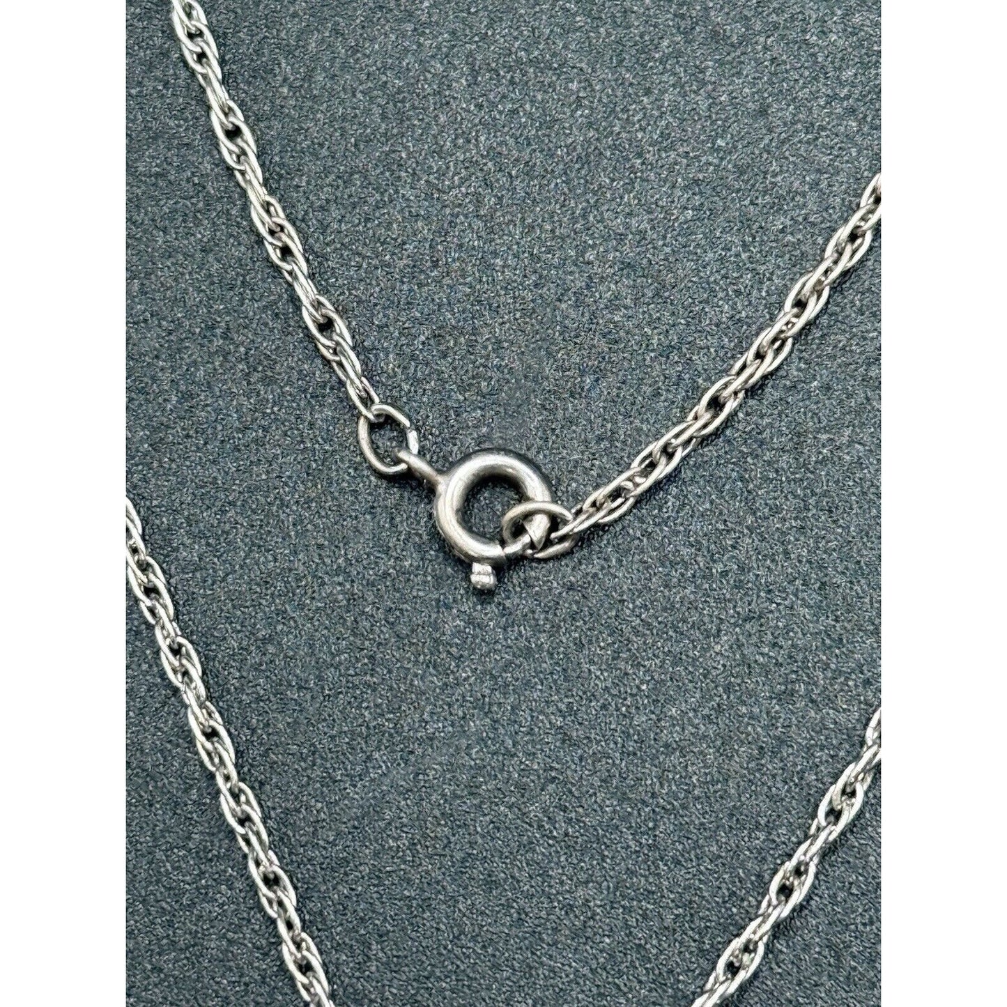 Sterling Silver Scroll Heart Locket 24” Chain M14