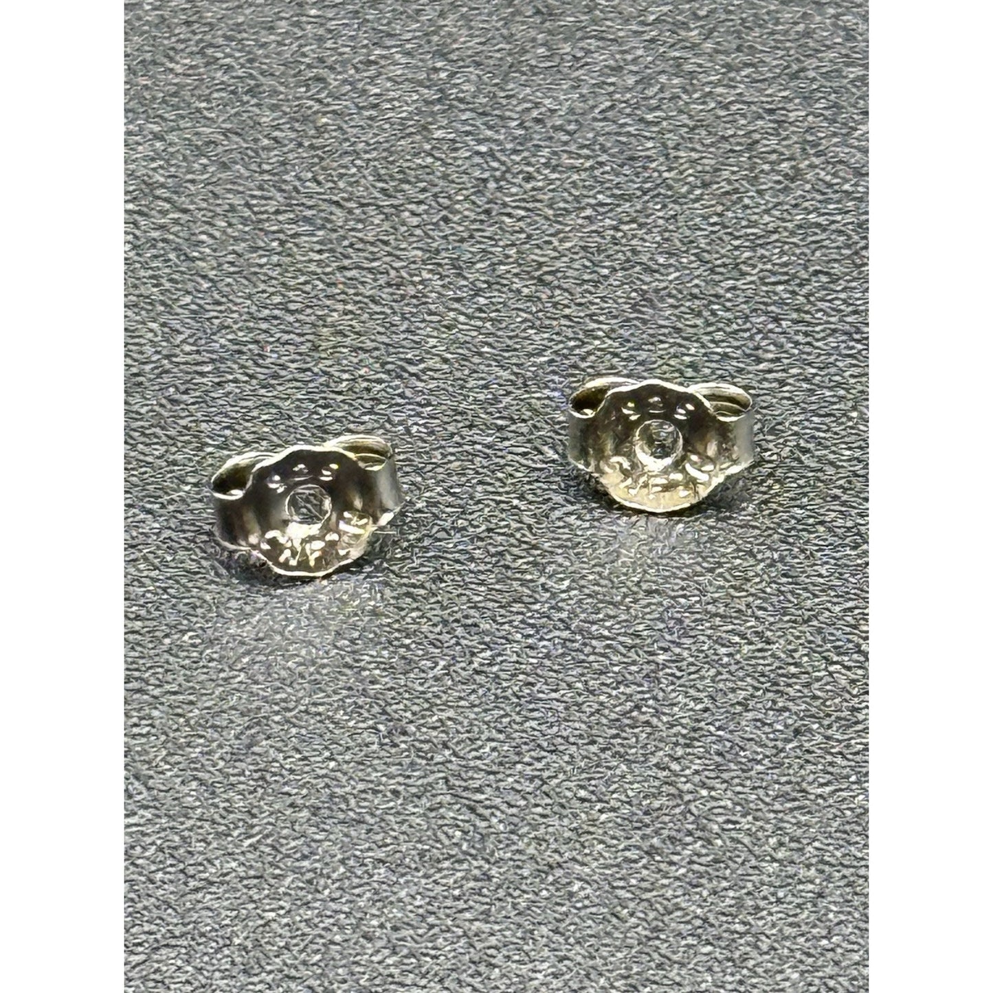 NOS Sterling Silver 3-Stone Cubic Zirconia Dangle Earrings 925 J18