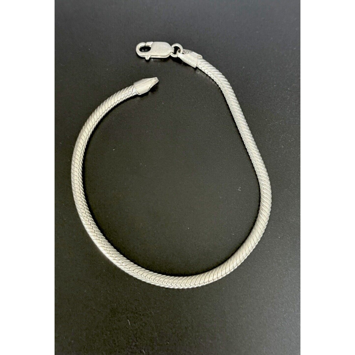Sterling Silver 9” Snake Chain Bracelet 3.75MM 21 Grams M28