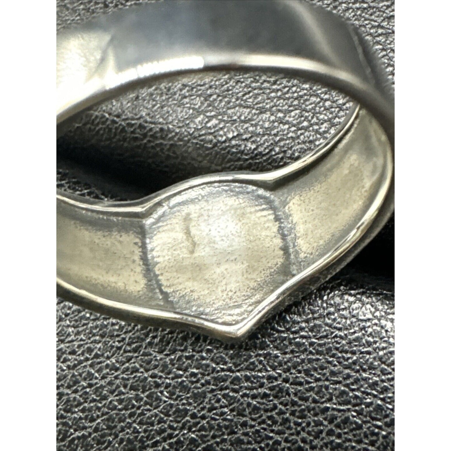 New Condition Sterling Silver Medieval Cross Ring 925 Size 9.50