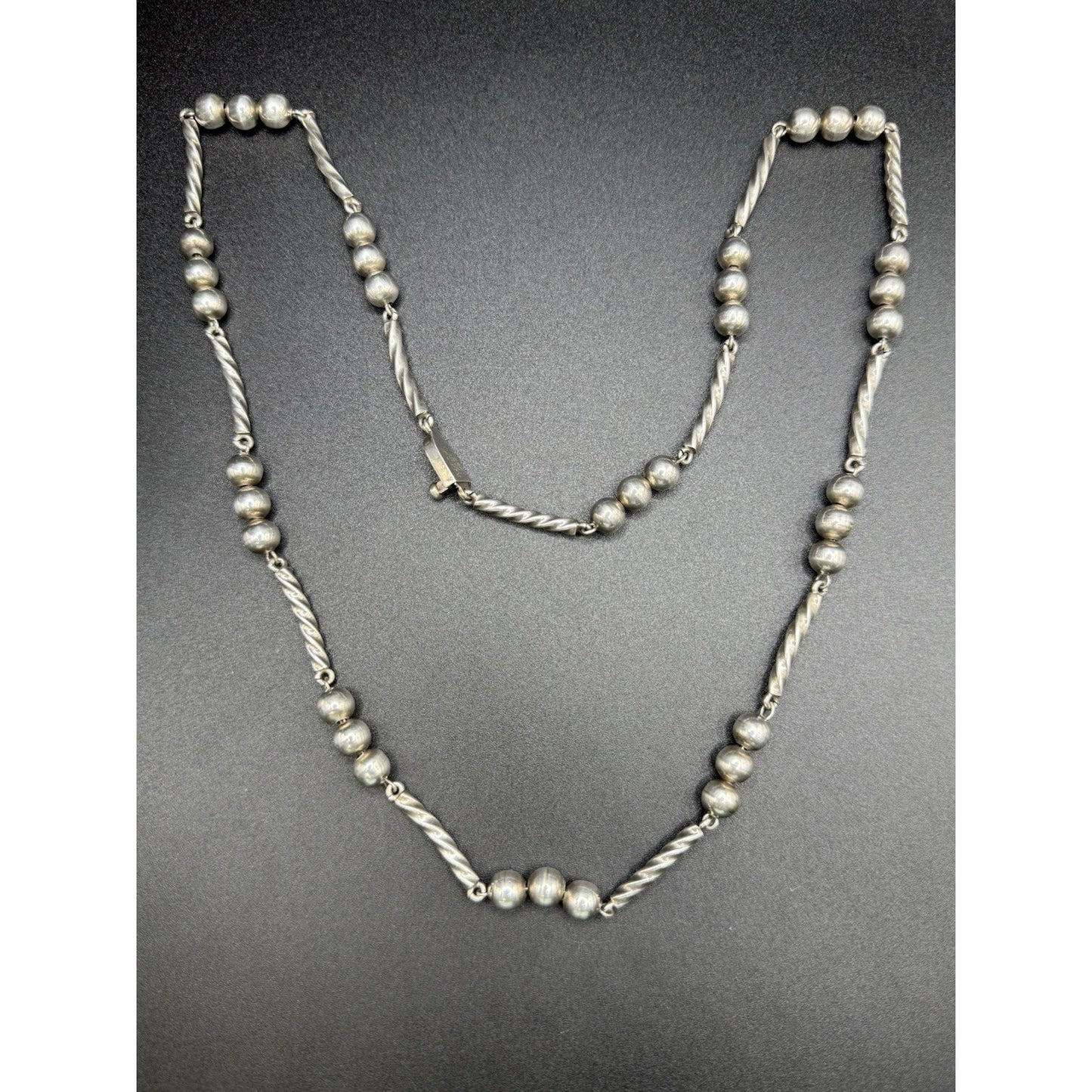 Taxco 28” Sterling Silver Necklace 75 Grams TR-57 W8
