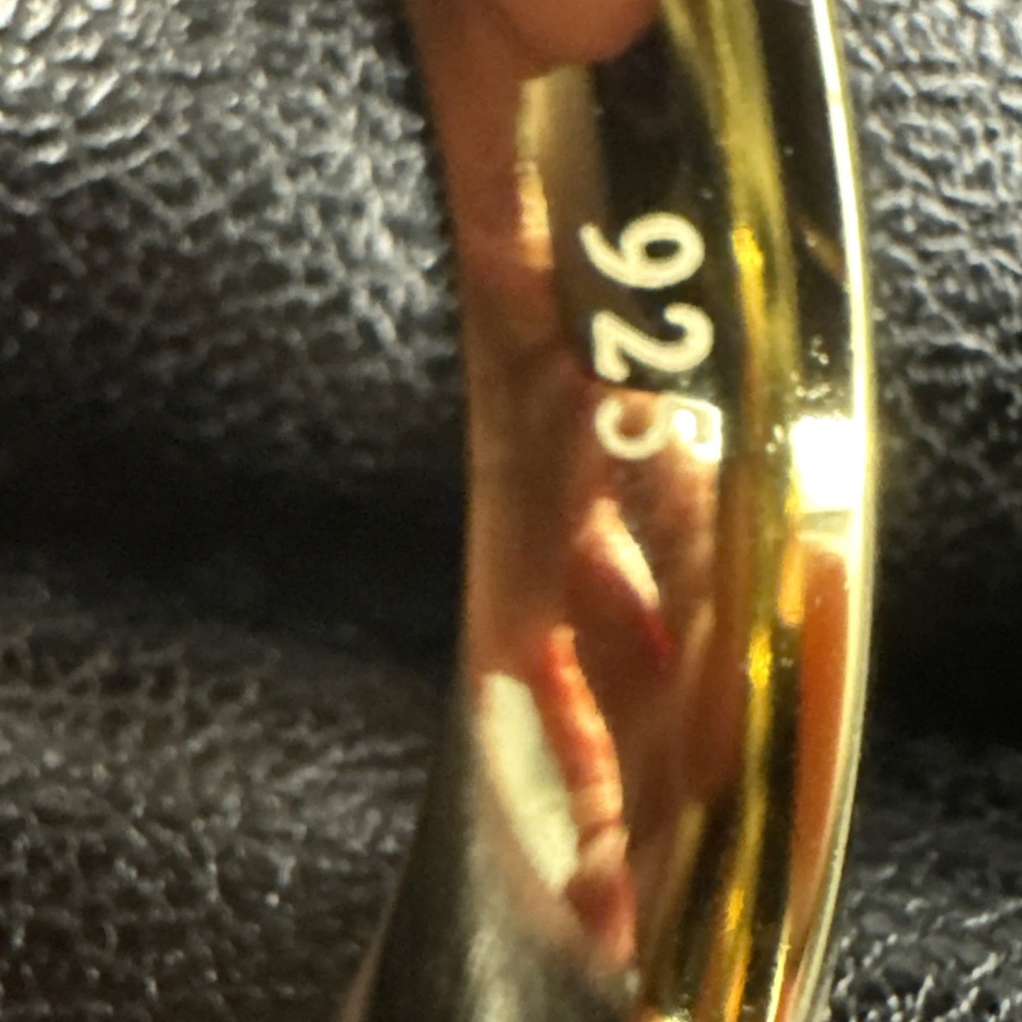 New Condition 6 Mm Gold Sterling Silver Comfort Fit Band Ring Size 10