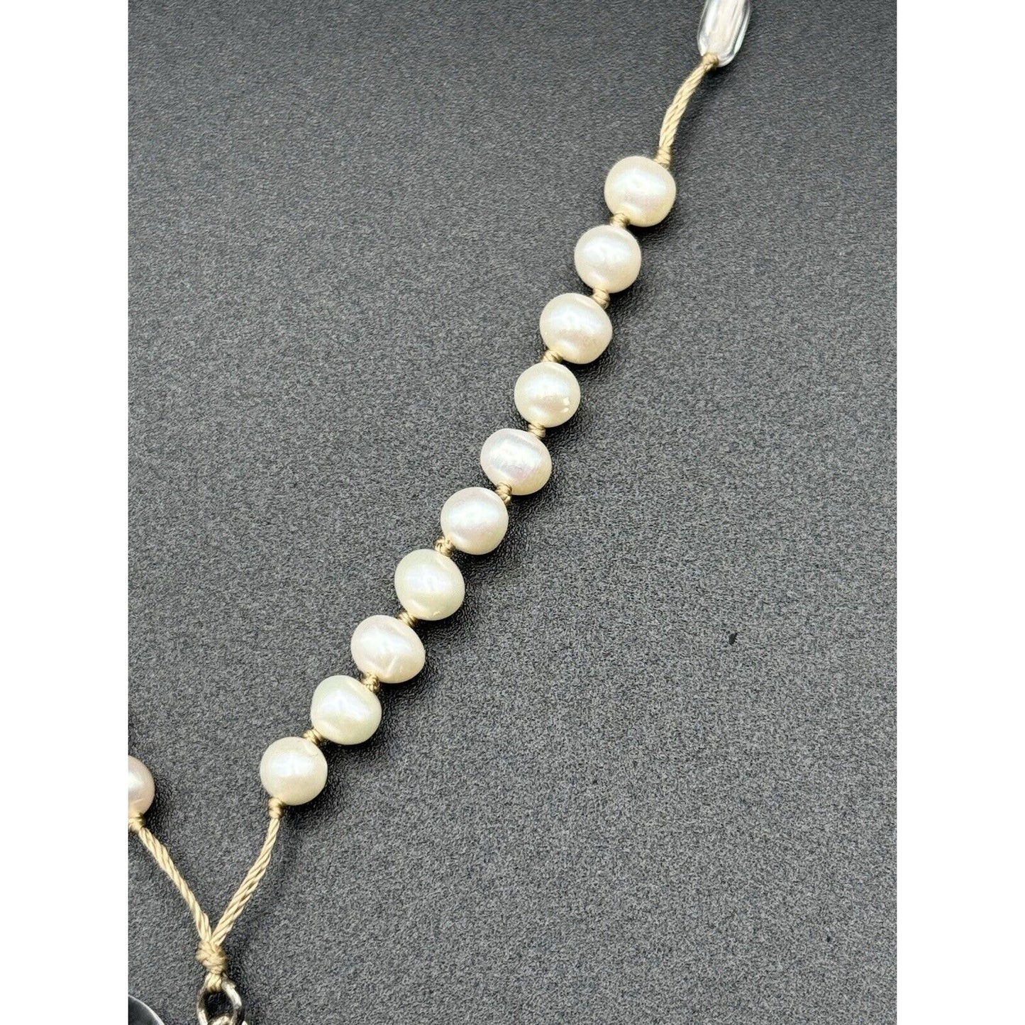 Silpada 30” Multi Gemstone Necklace Pearl Crystal N11