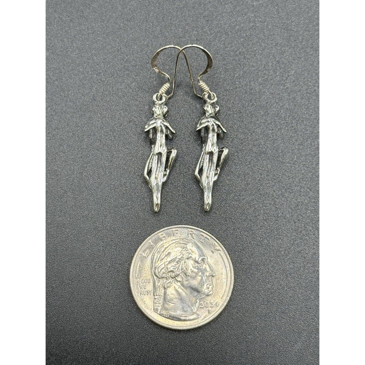 New Condition Sterling Silver Kama Sutra Intimate Earrings 925