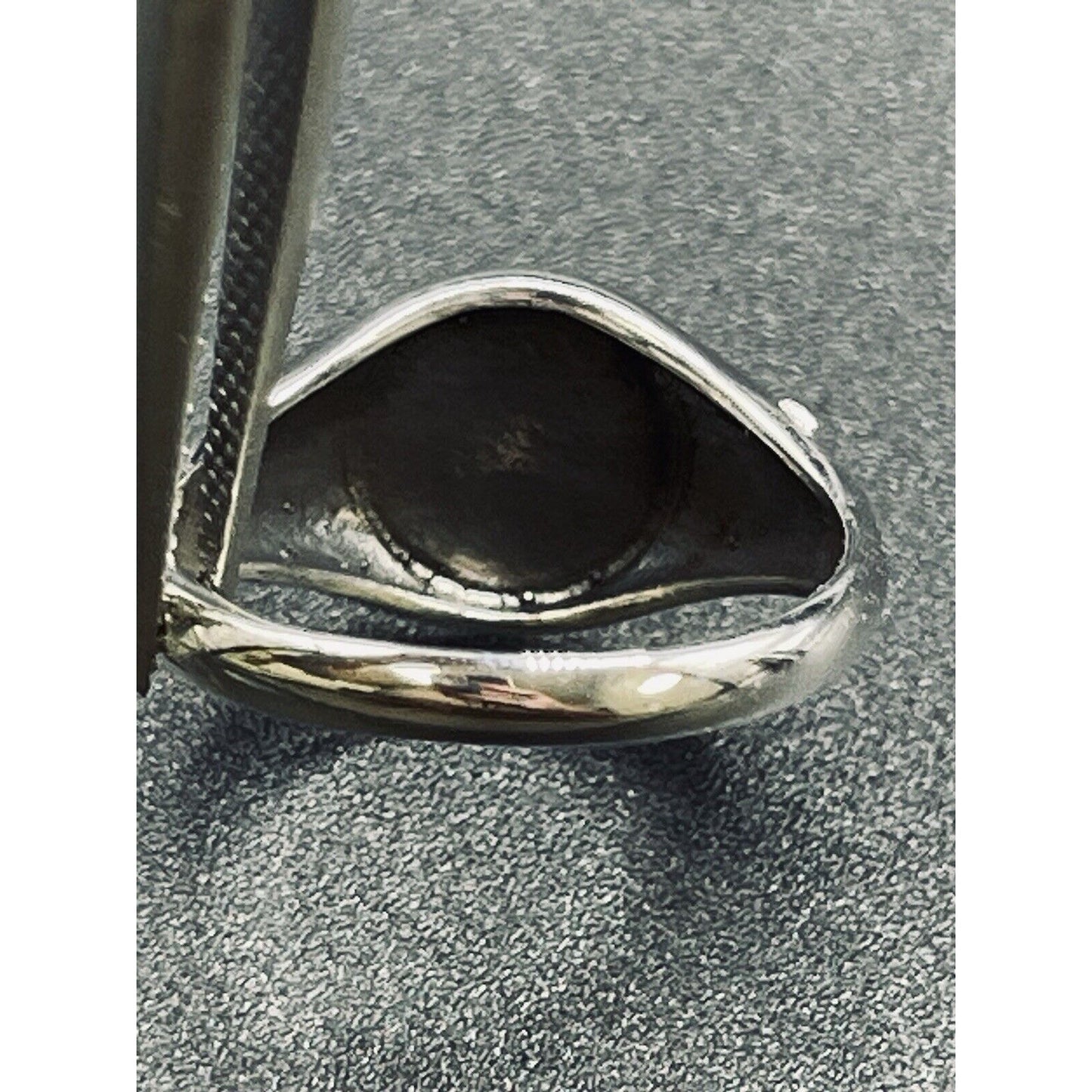 New Condition Sterling Silver Praying Hands Ring Size 10.00 925
