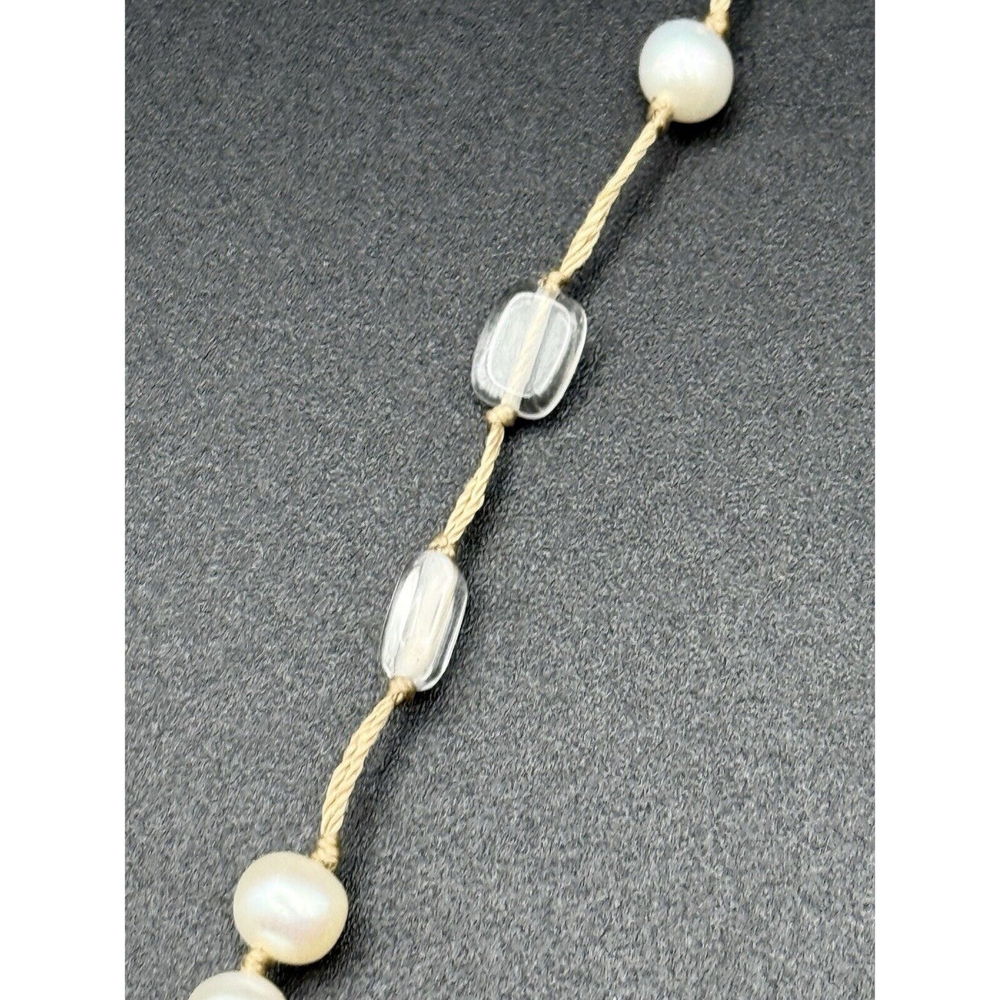 Silpada 30” Multi Gemstone Necklace Pearl Crystal N11