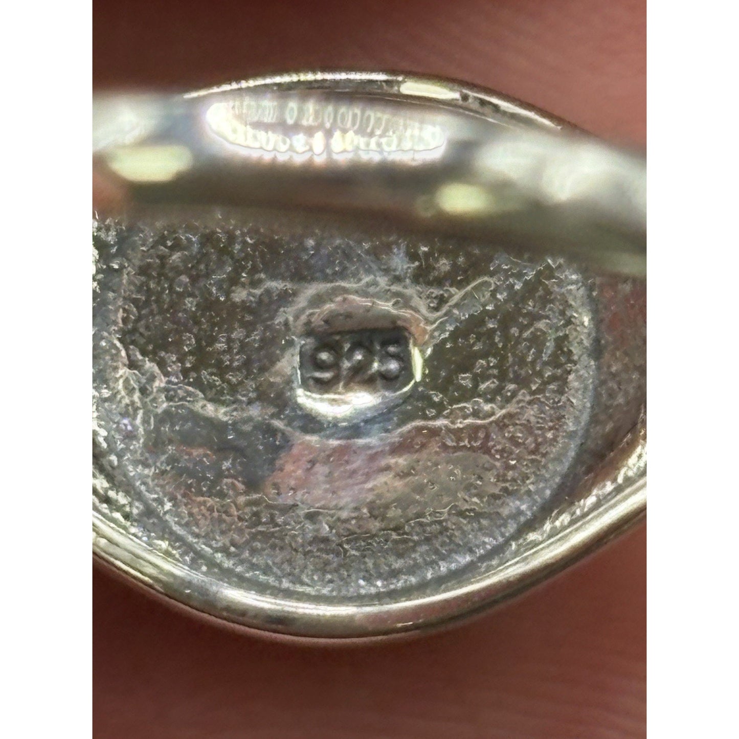 New Condition Sterling Silver Onyx Cross Ring Size 7 Free Shipping