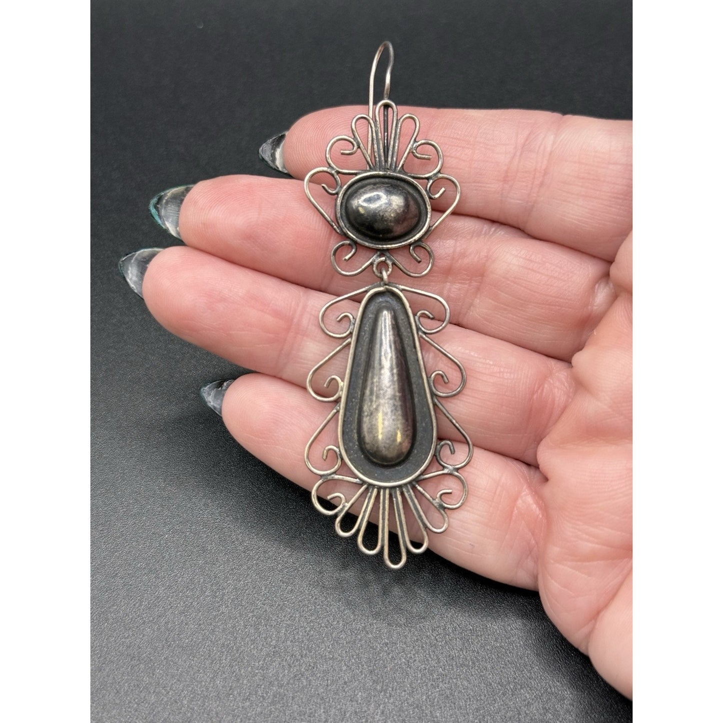 Native American Sterling Silver Single Earring ONE Only P10