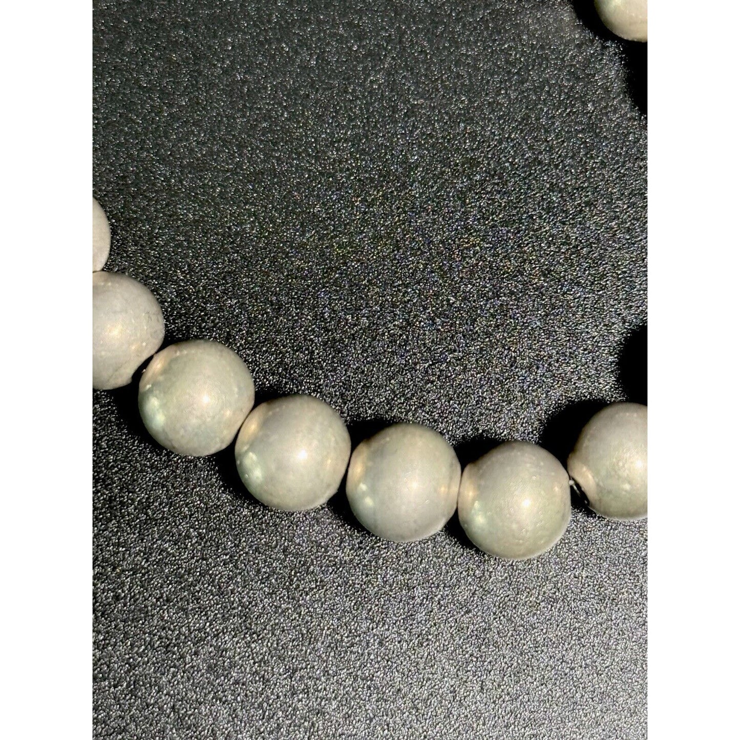 Silpada Sterling Silver 9MM Ball Bracelet 7.5” 21 Grams Heavy Wear M28