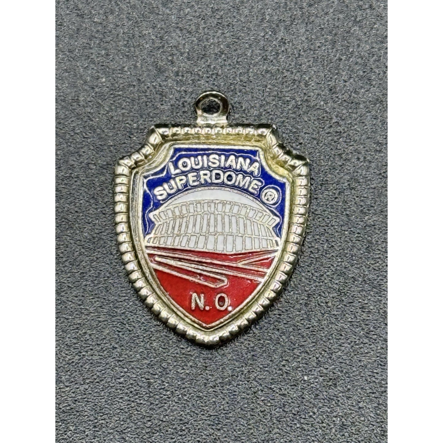 Vintage Sterling Silver Louisiana Superdome Charm 925 N28