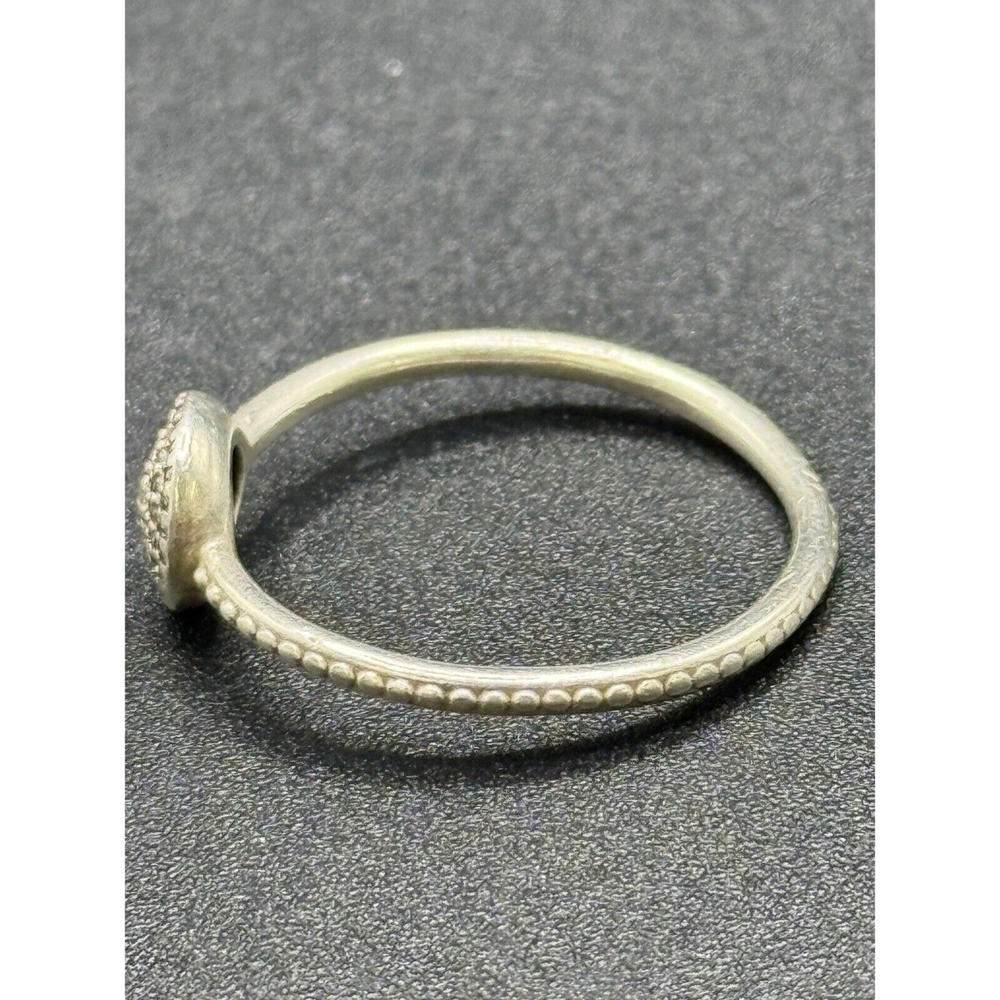 Pandora Sterling Silver Cubic Zirconia Ring Size 8.75 925 M27