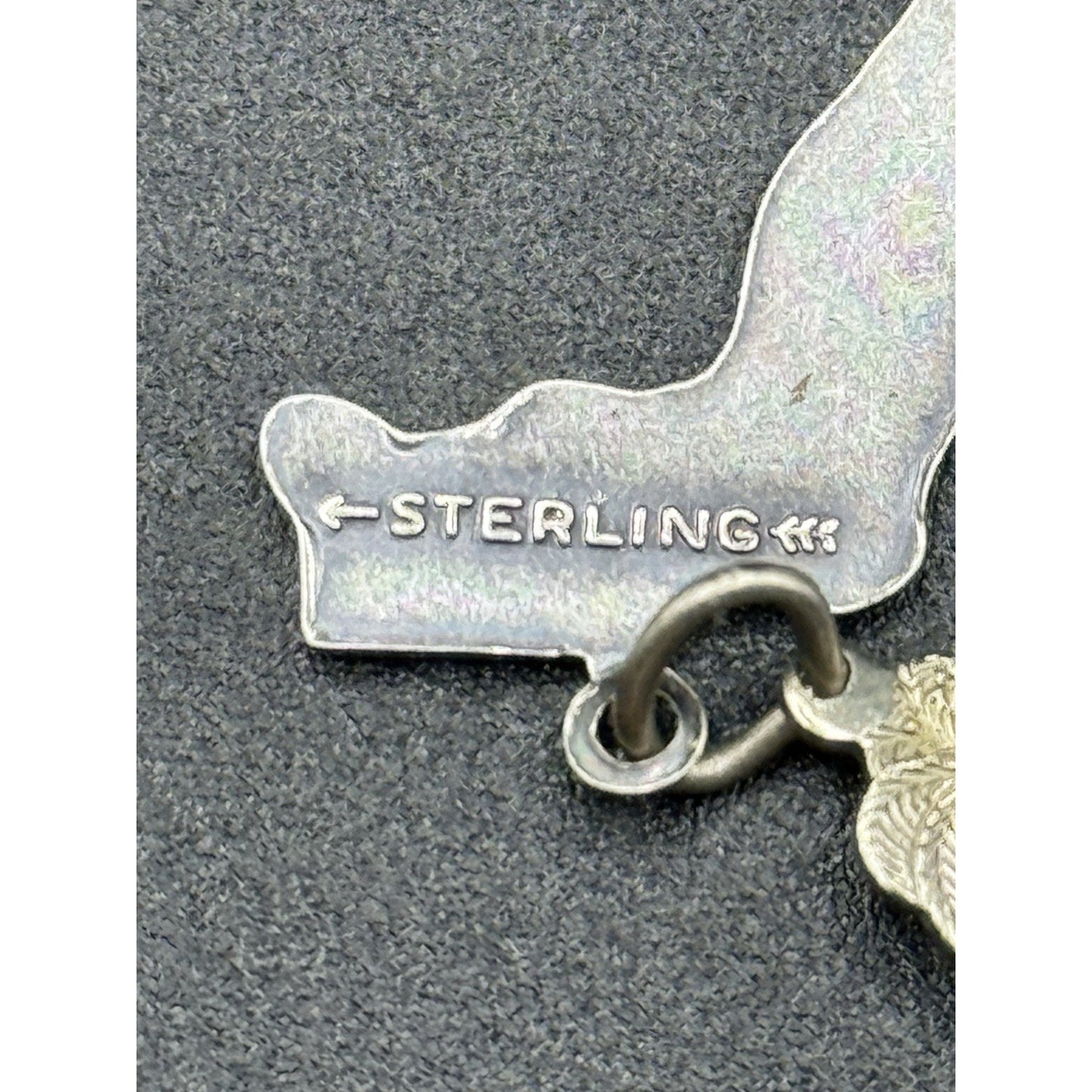 Vintage Sterling Silver Miami Beach Florida Palm Tree Charm P19