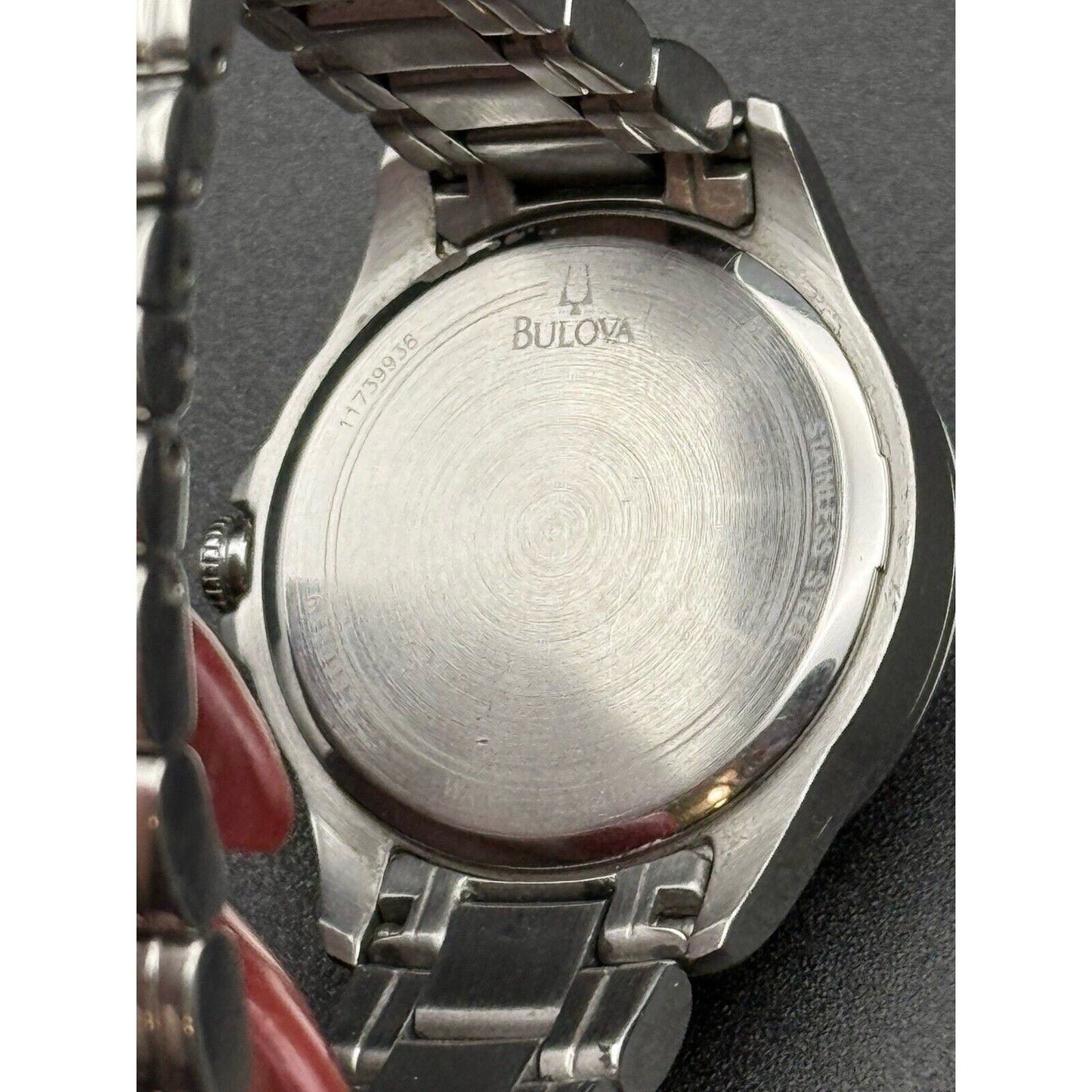 6” Bulova Ladies Watch Steel 36MM New Battery N12