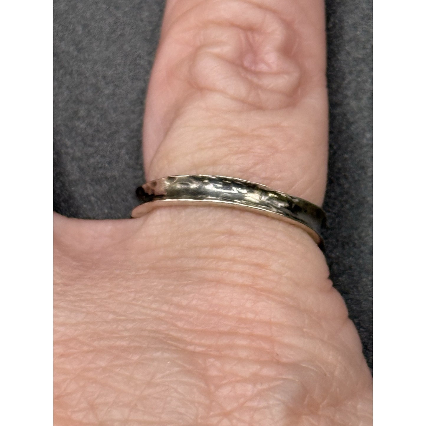 Silpada Sterling Silver Concave Ring Size 5.75 Stacking #1 P7