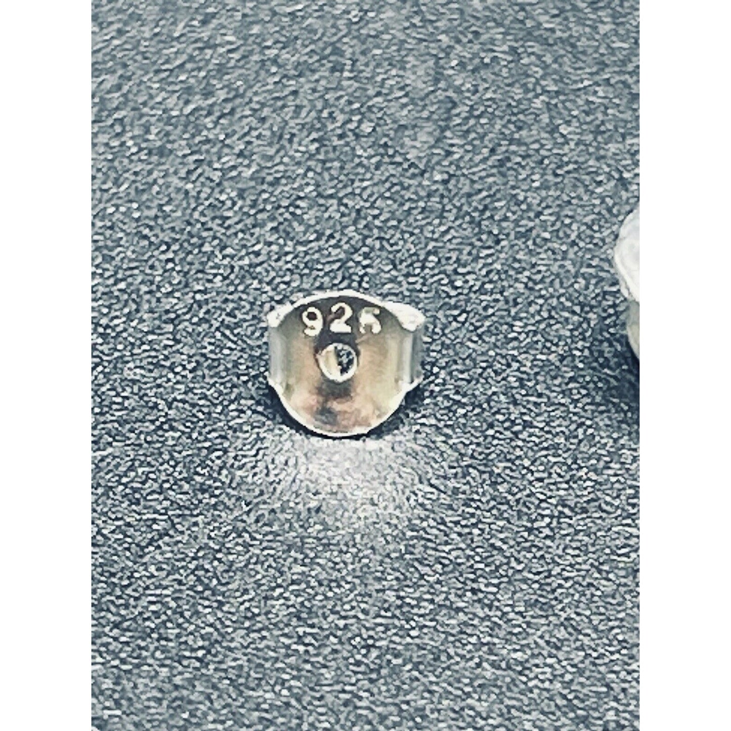 New Condition Sterling Silver 5MM Amethyst Stud Earrings 925