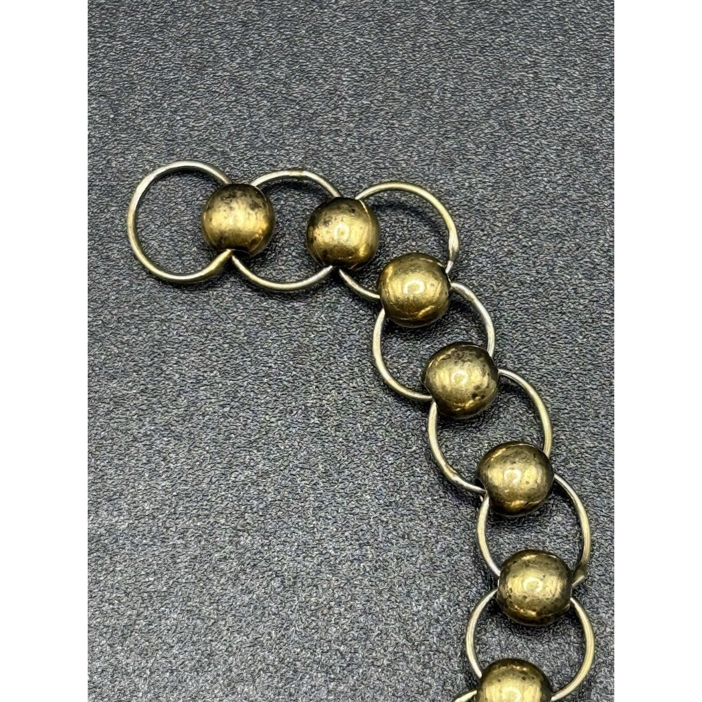 Vintage MCM Gold Sterling Silver Bracelet 6 Grams M10
