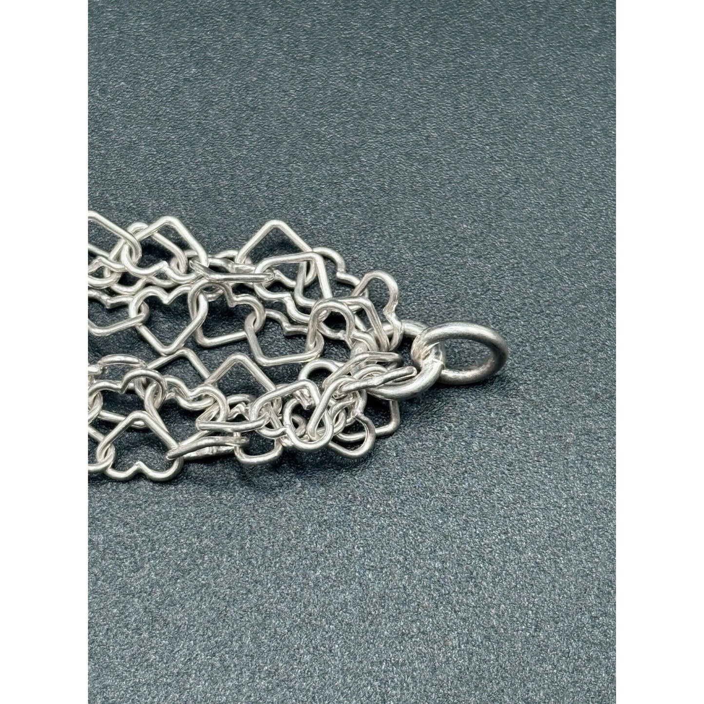 7” Sterling Silver Multi Strand Bracelet Italy 24 Grams 925 M8