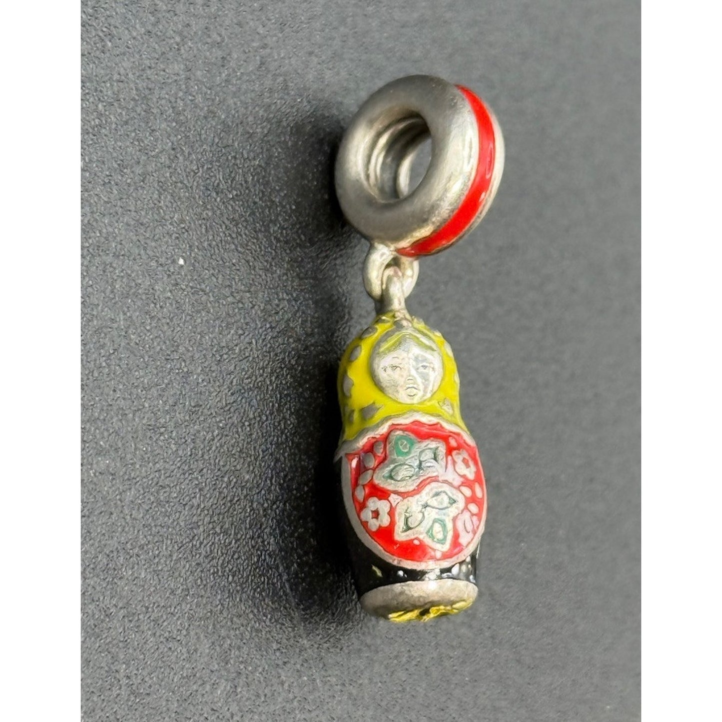 Pandora Matryoshka Nesting Doll Charm Rare ALE P5