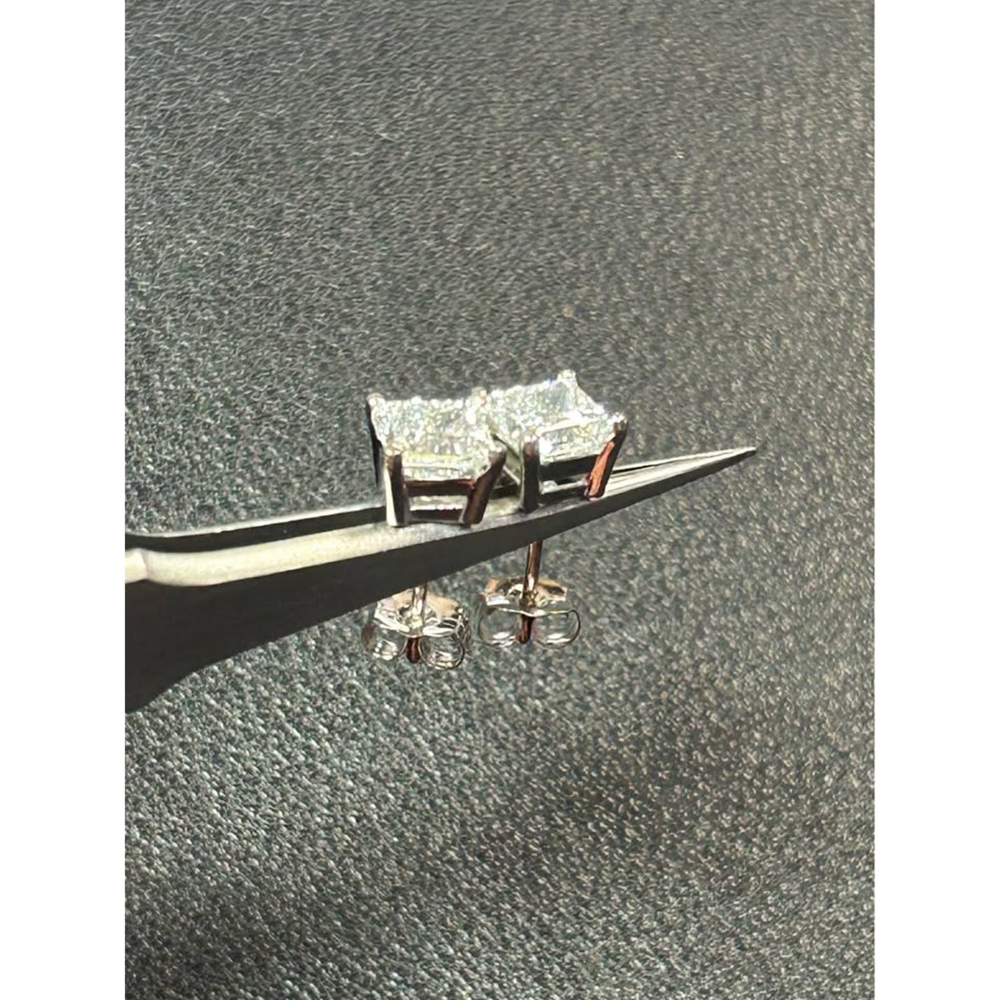 2.02 Total Weight Princess Cut Lab Grown Diamonds E Color VVS2 Clarity IGi lab Reports