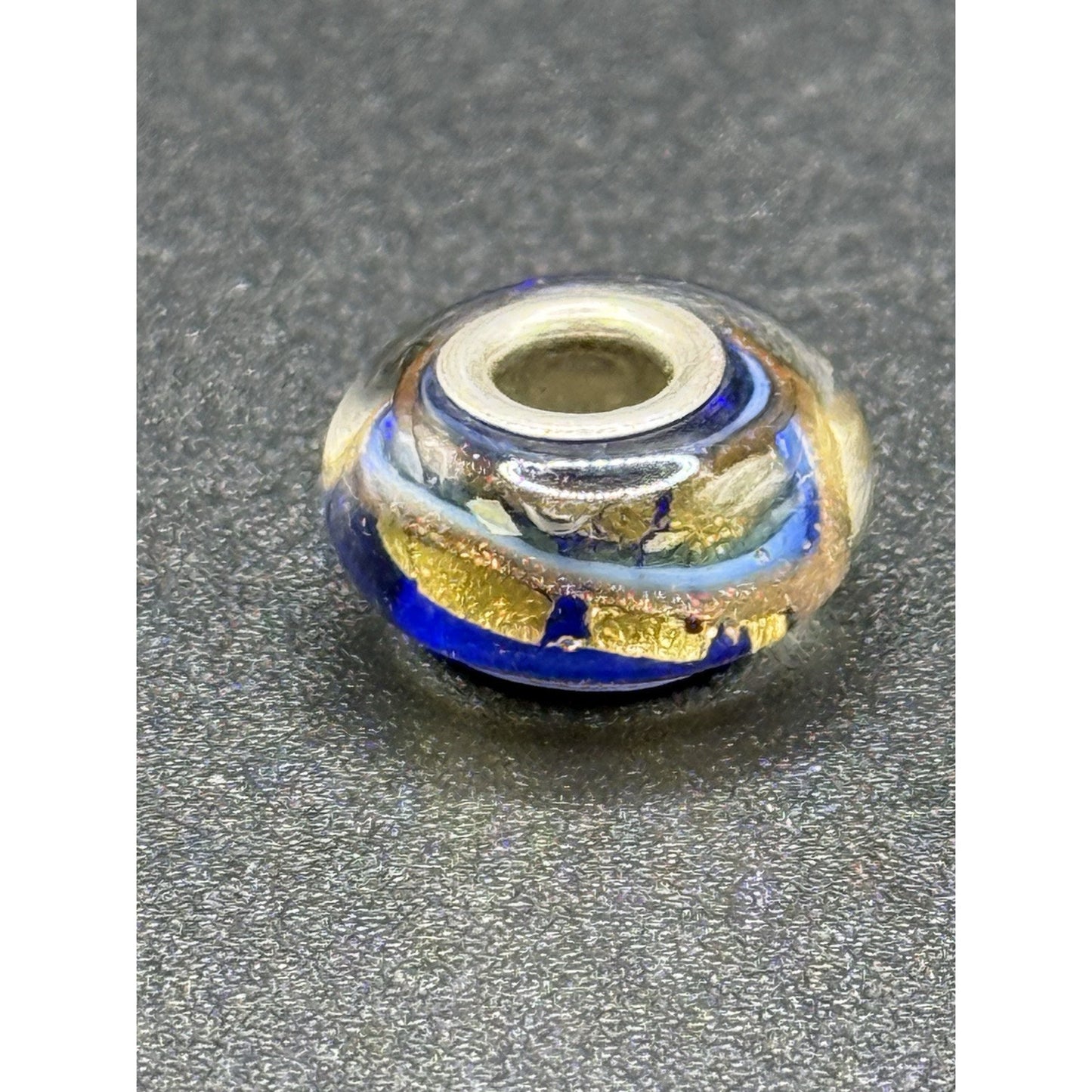 Camilla Sterling Silver Murano Glass Multi Color Charm 925 P10