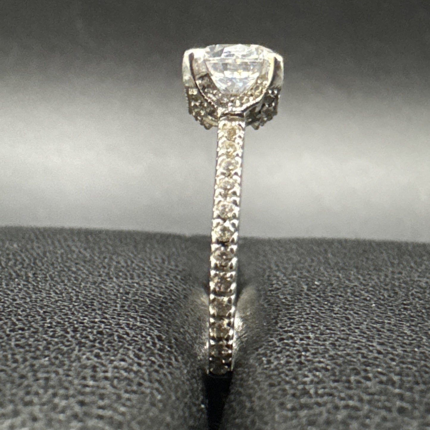 EUC Sterling Silver CZ Engagement Ring 925 Size 6.25 P2
