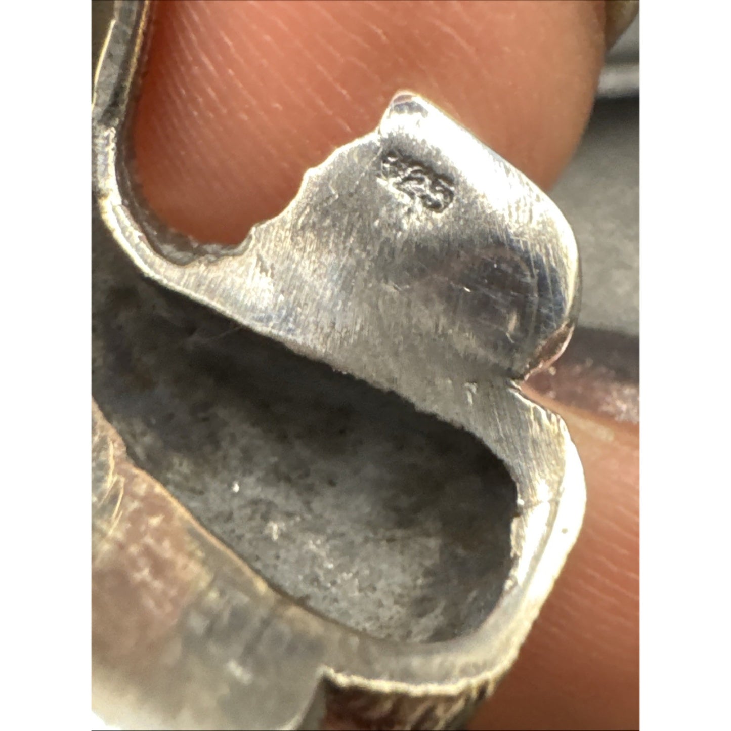 New Condition Sterling Silver Elephant Bypass Ring 925 Size 7