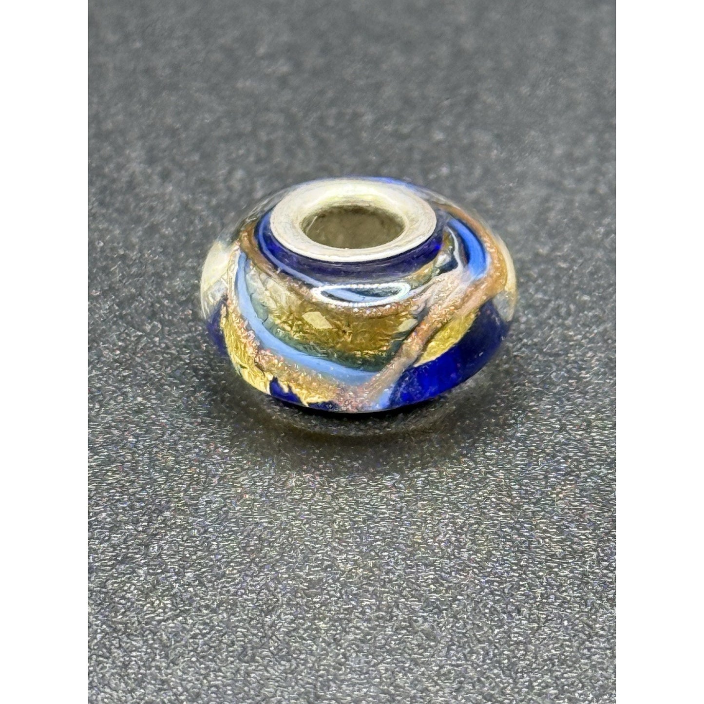 Camilla Sterling Silver Murano Glass Multi Color Charm 925 P10