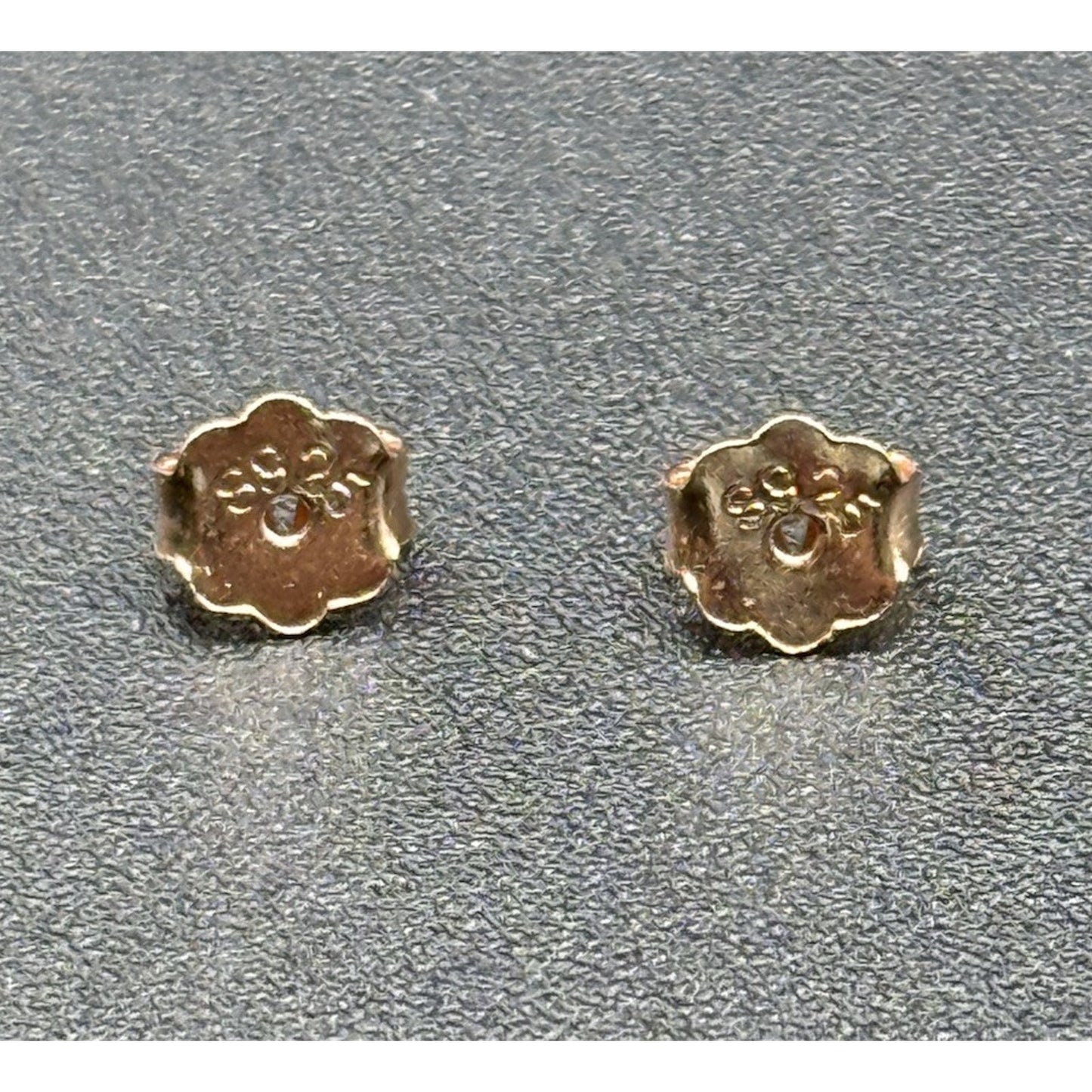 EUC Rose Sterling Silver Cubic Zirconia Halo Stud Earrings 925 N20