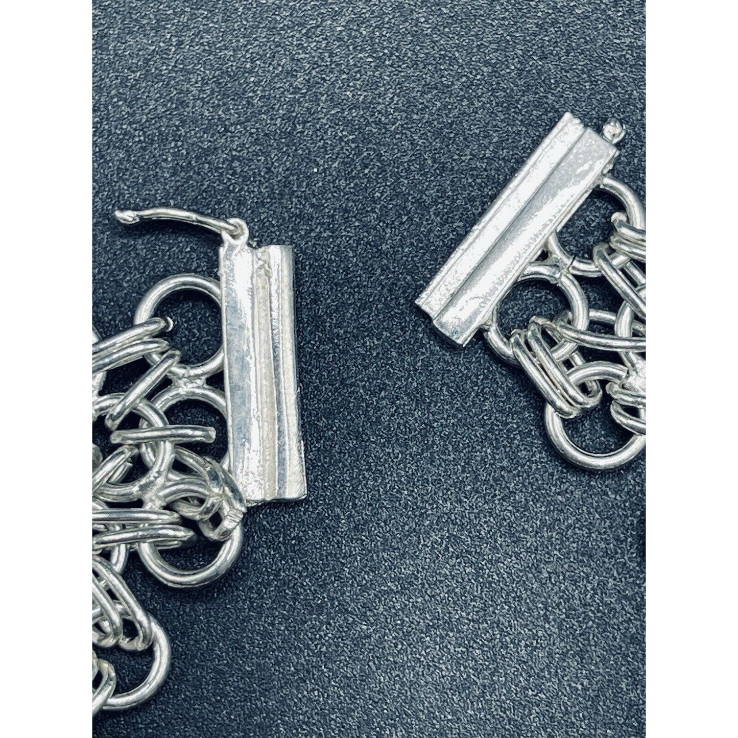 8” Sterling Silver 24MM Link Chain Bracelet 29 Grams K25