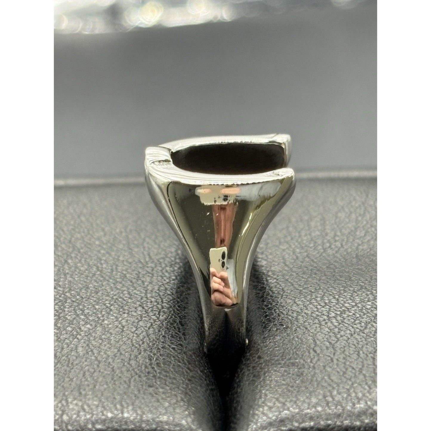 New Condition Sterling Silver Horseshoe Good Luck Ring 925 Size 10