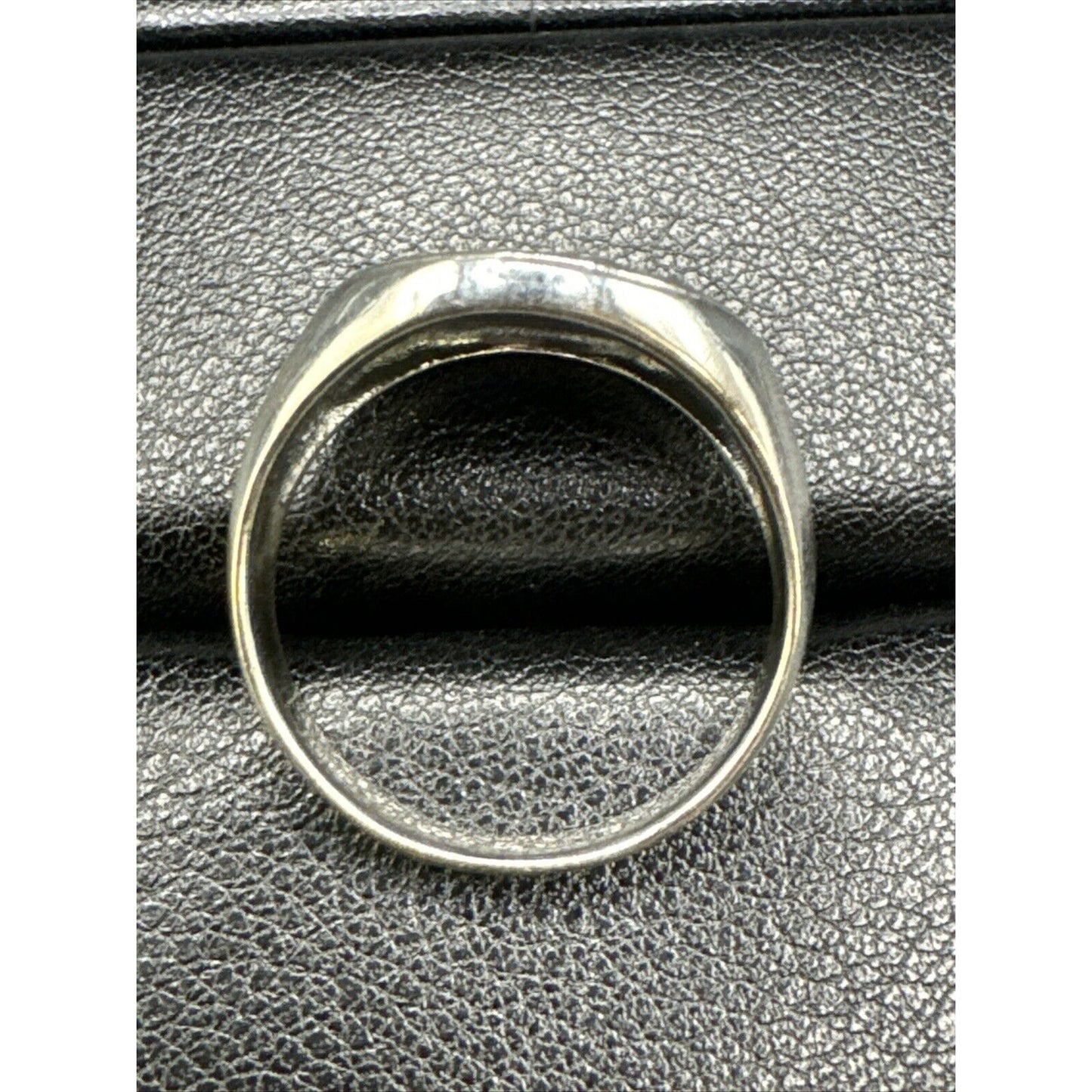 New Condition Sterling Silver Zodiac Signet Ring 925 Size 10
