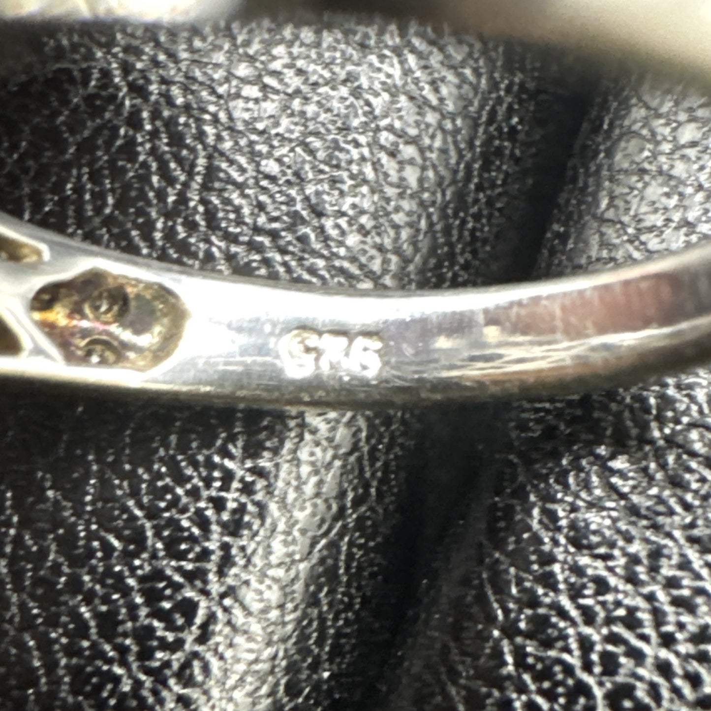 EUC Sterling Silver CZ Engagement Ring 925 Size 6.5 #3 P2