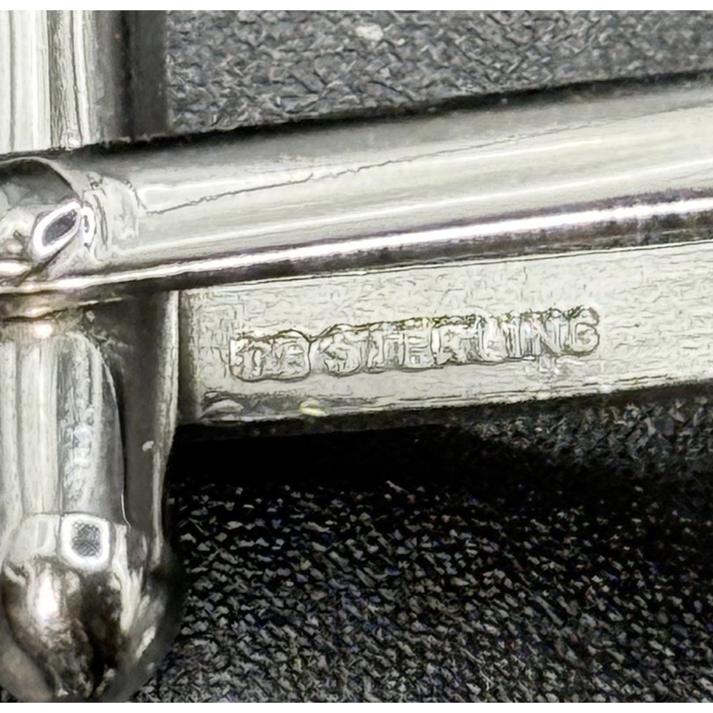 Excellent Used Condition Sterling Silver Cuff Links Engraveable 7 Grams N13