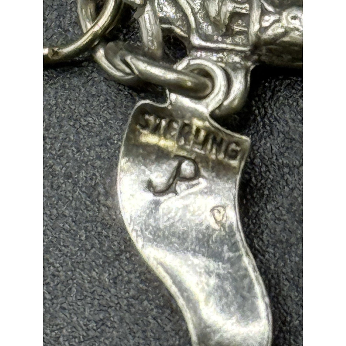 Vintage Sterling Silver Texas Pistol Revolver Charm 925 P3