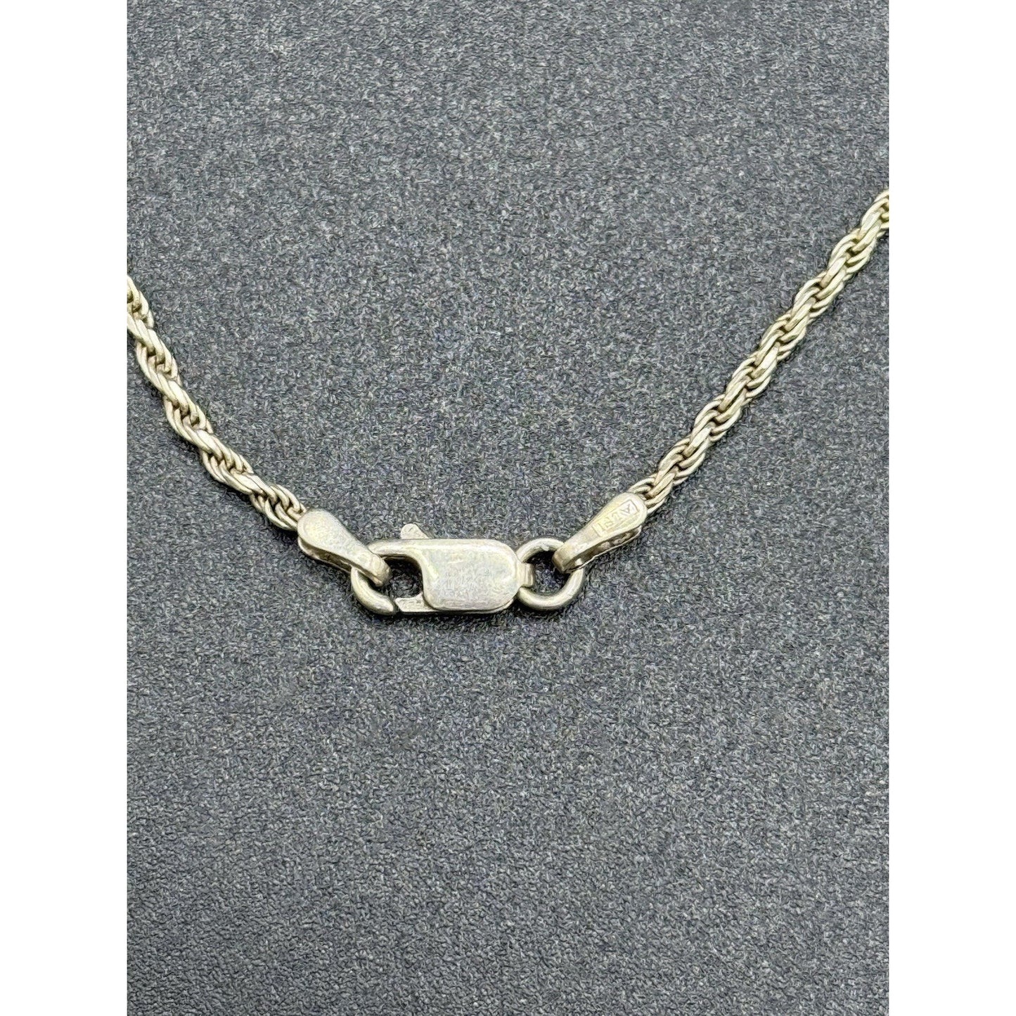 30” Sterling Silver Rope Chain 1.50MM 8 Grams Q7