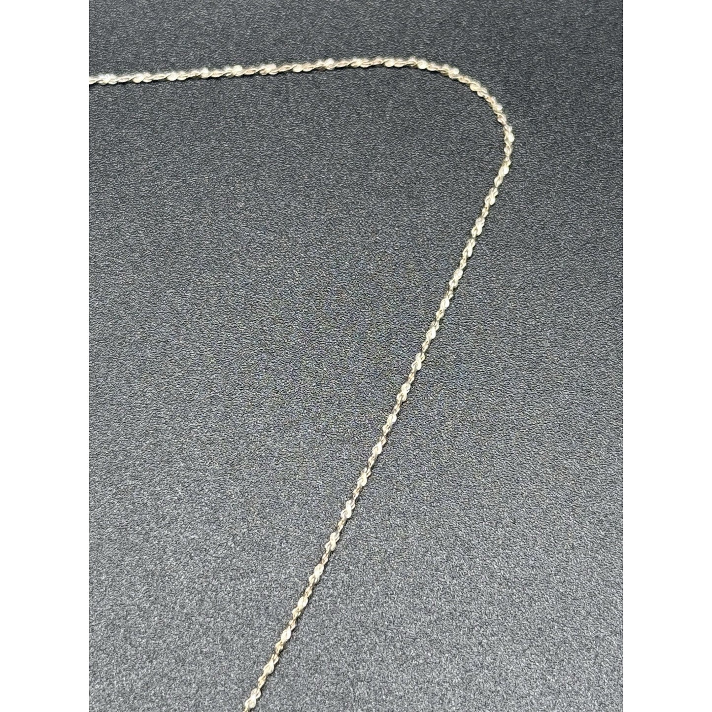 19” Vintage Sterling Silver Amber Pendant Necklace 925 P10