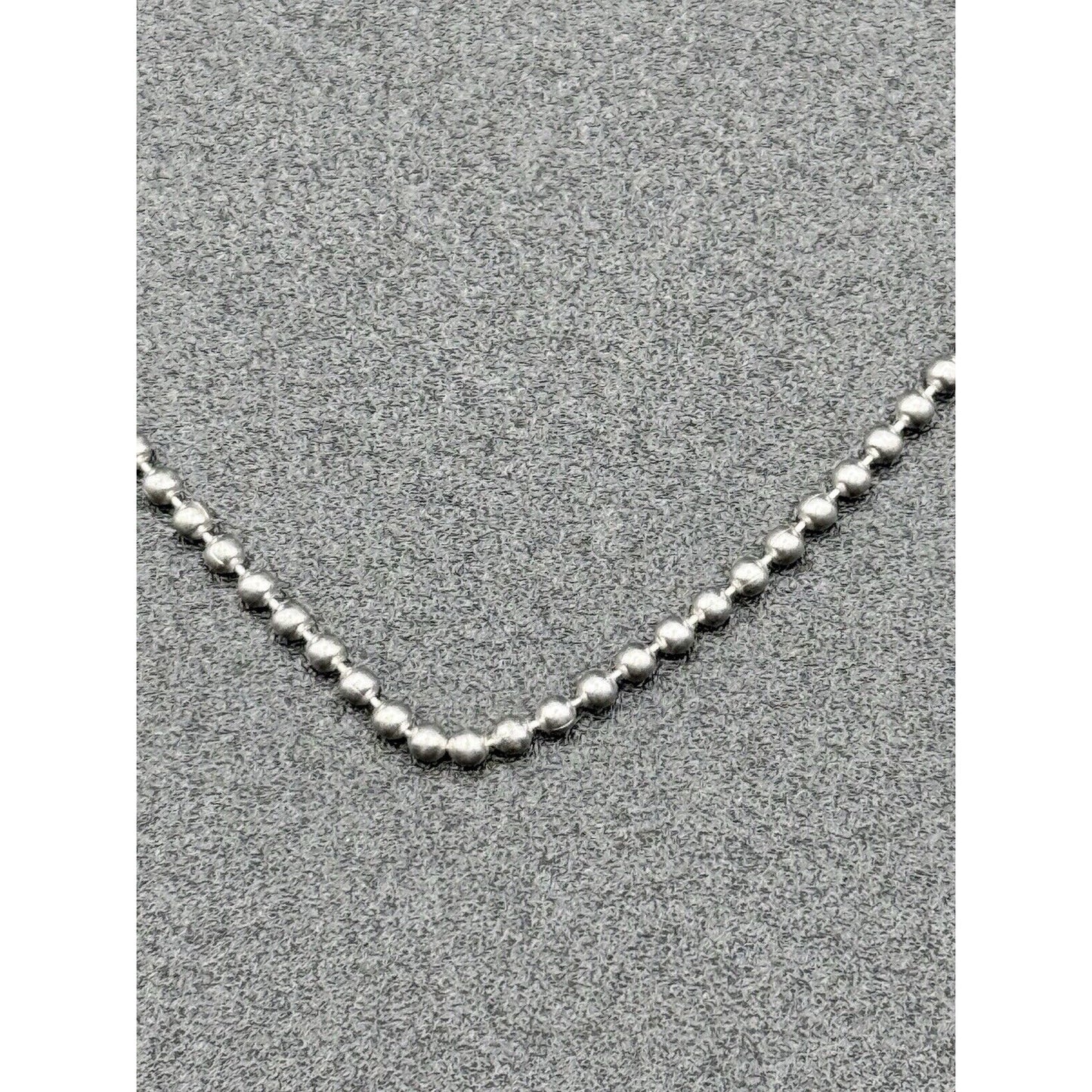 16” Sterling Silver Bathtub Chain Necklace 925 N12