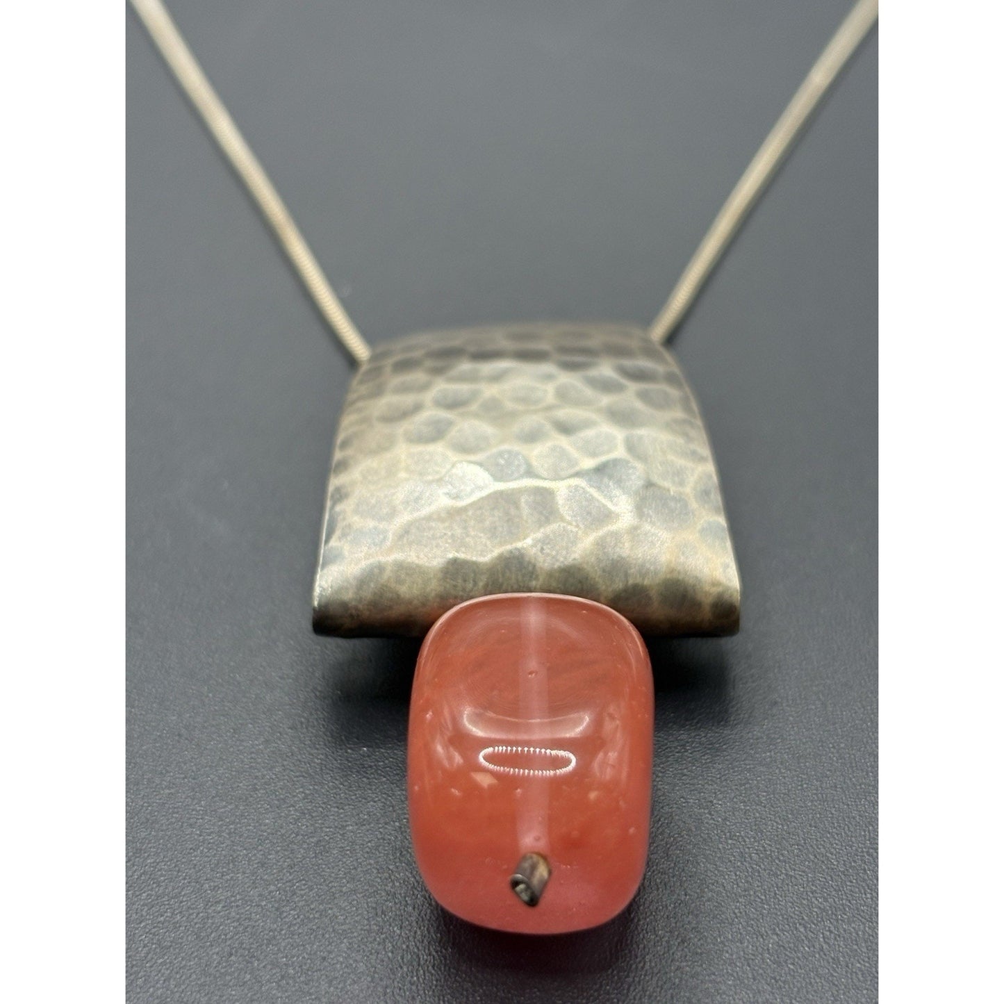16" Silpada Sterling Silver Cherry Quartz Necklace N1188 X8